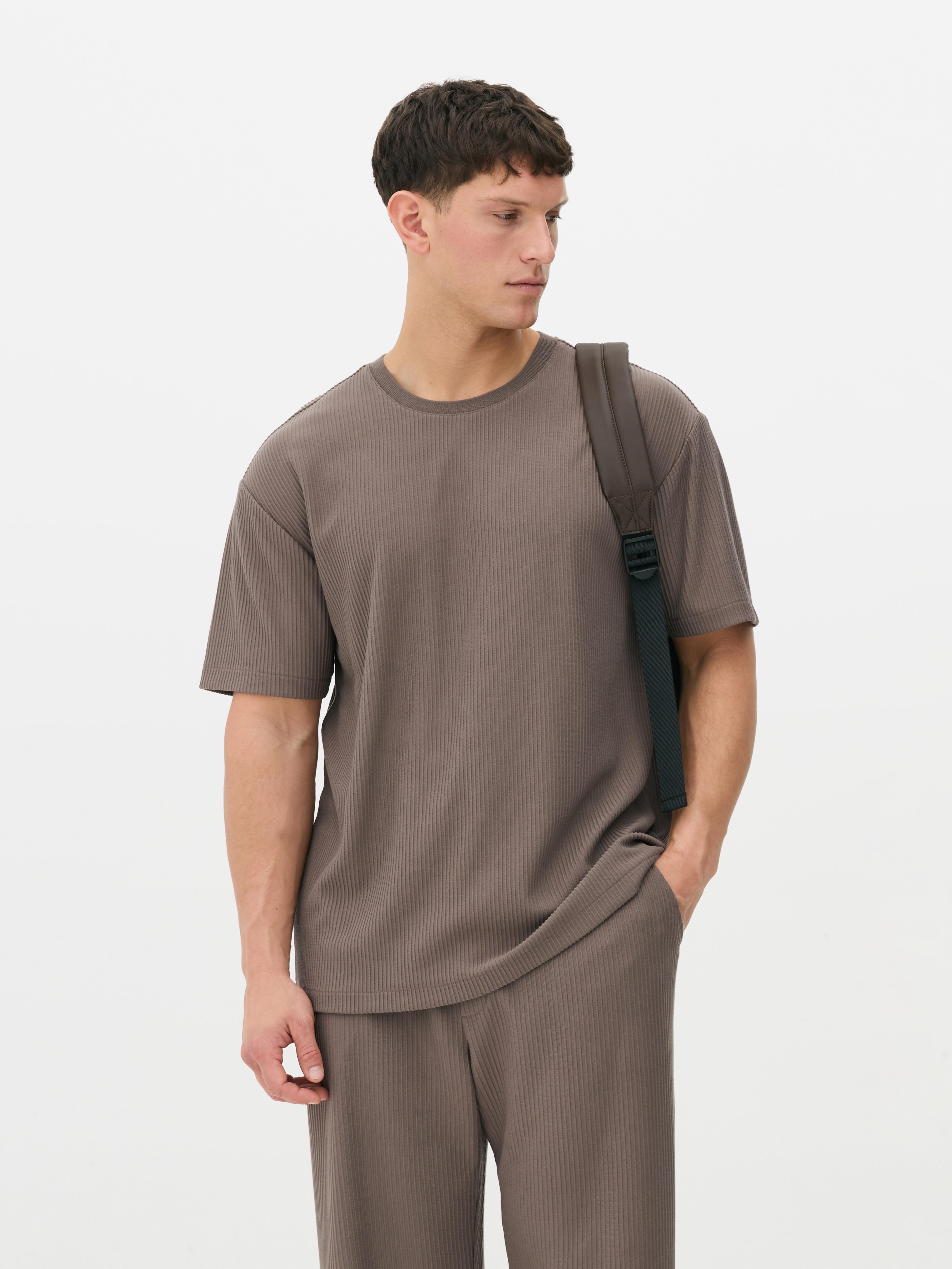 T-shirt met plooien Kem