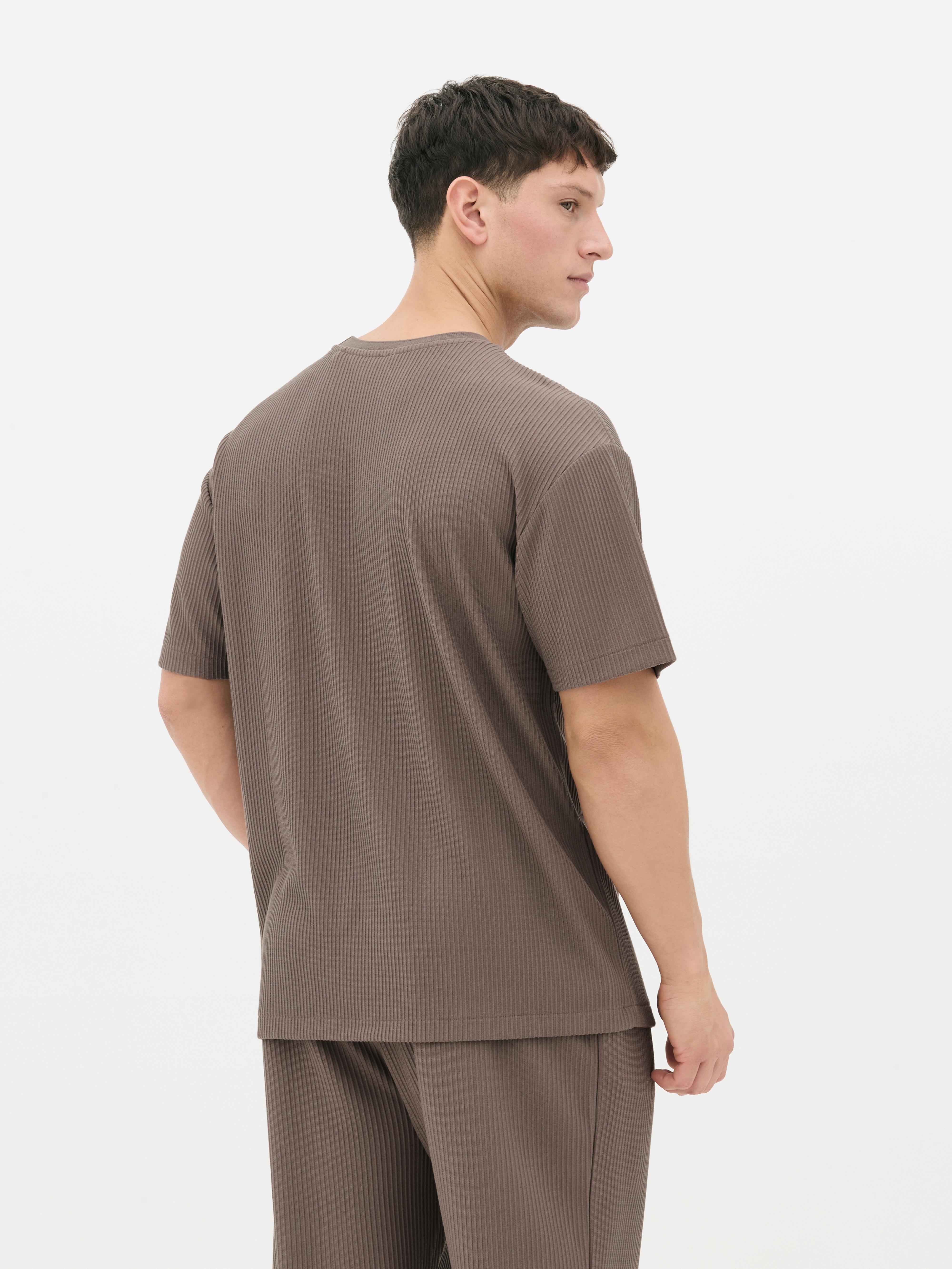 T-shirt met plooien Kem