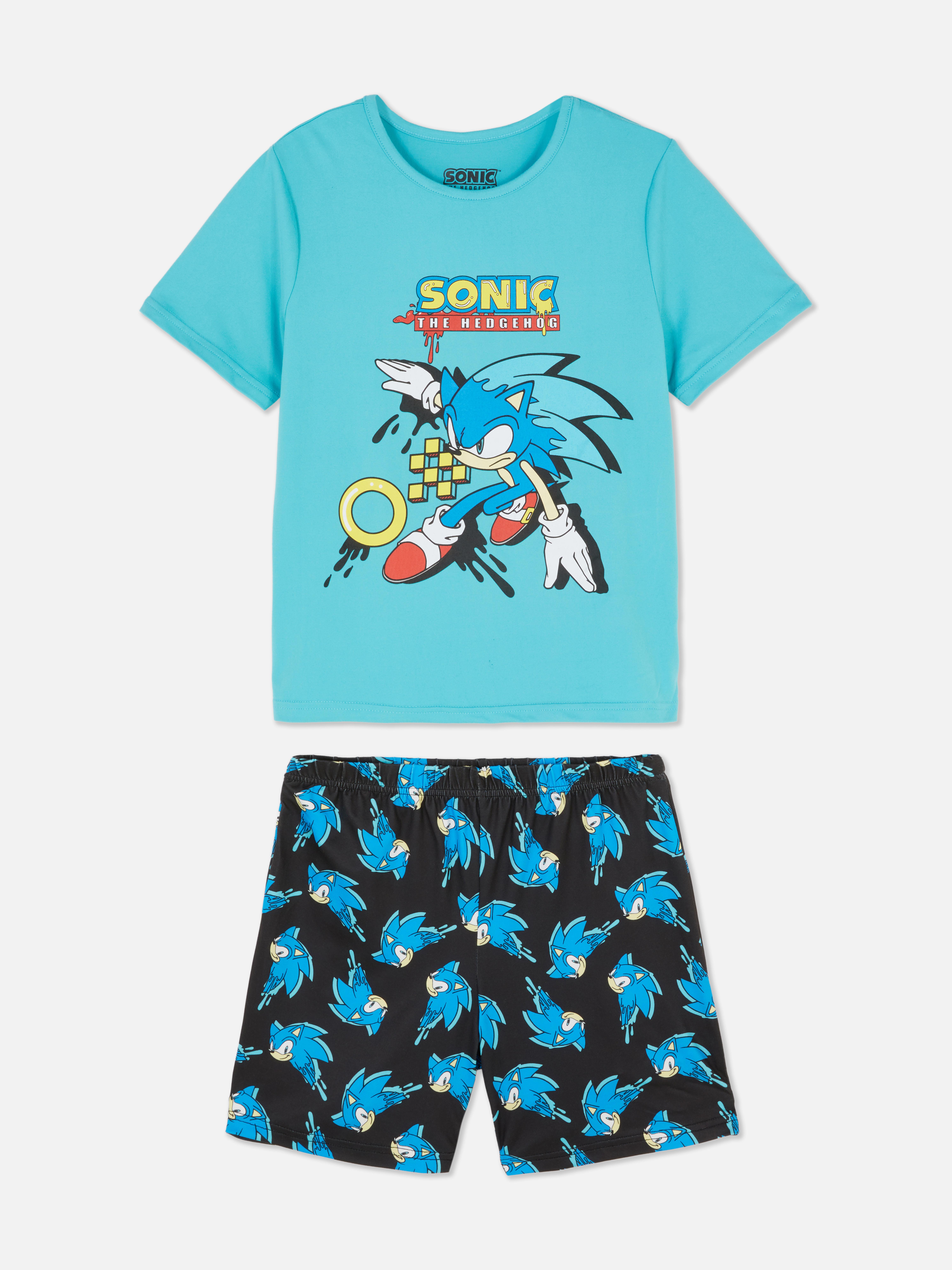 Sonic, a sündisznó rövidnadrágos pizsama