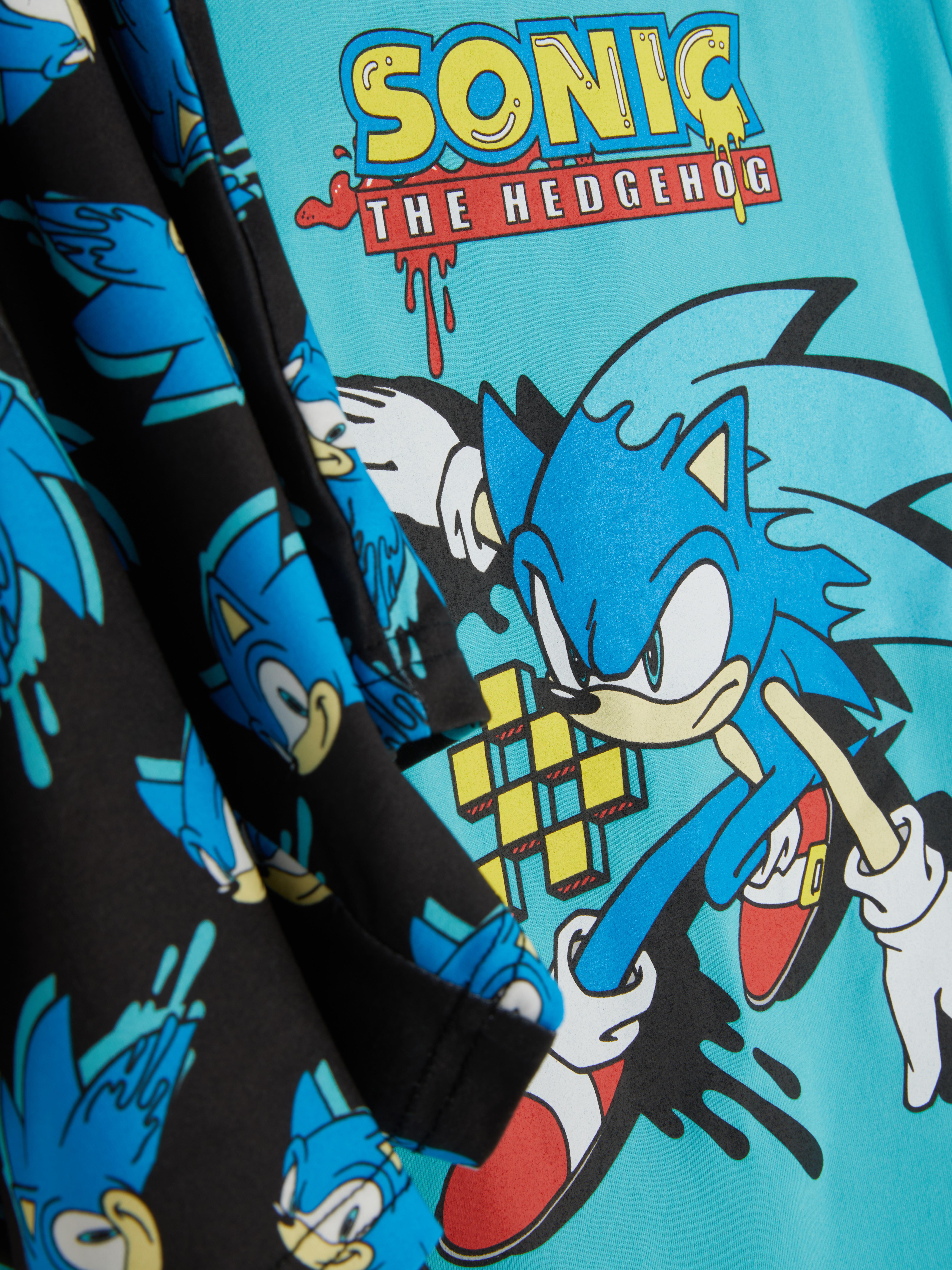 Sonic, a sündisznó rövidnadrágos pizsama