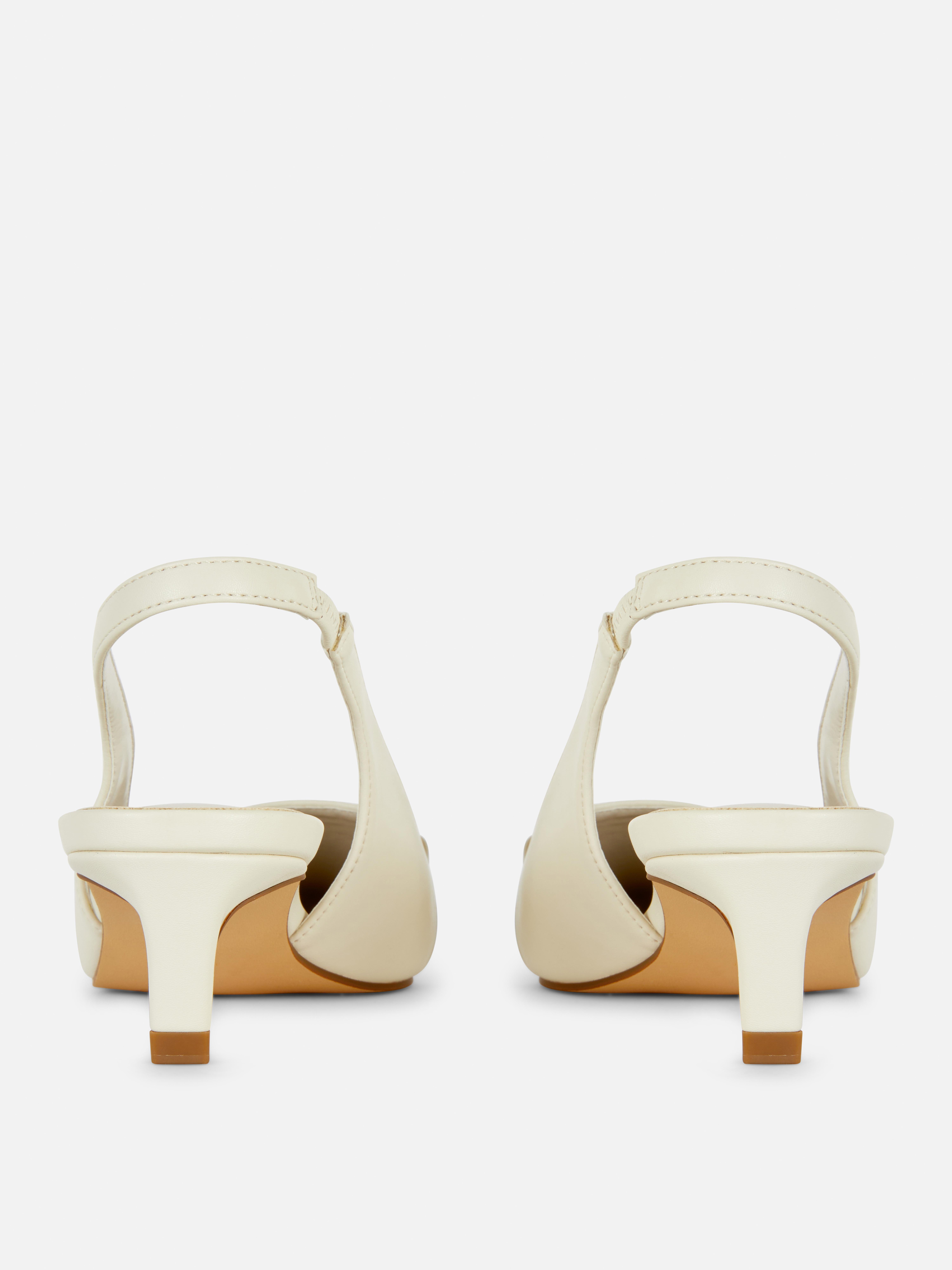 Wide Fit Snaffle Slingback Heels