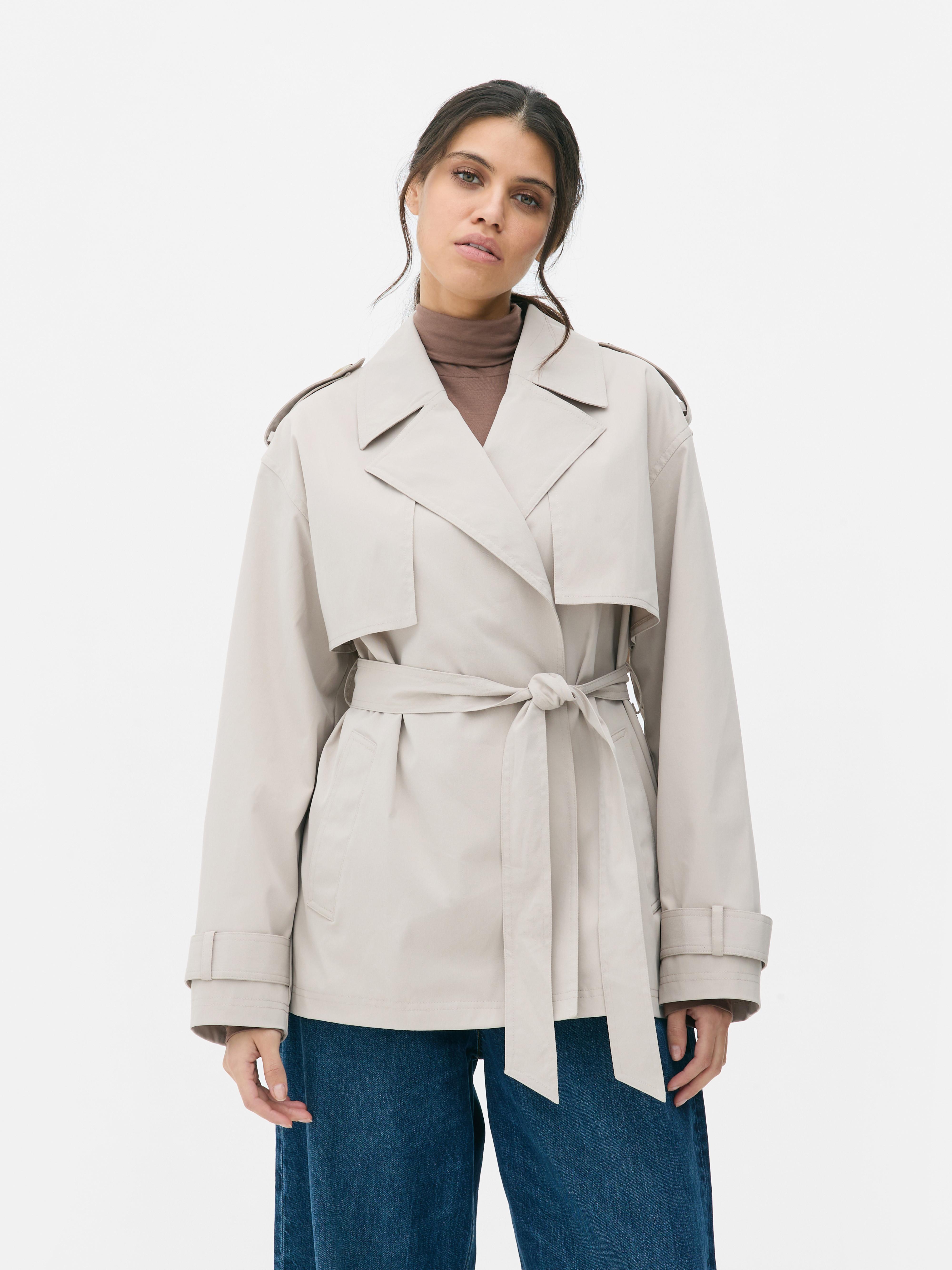 Short Belted Trench