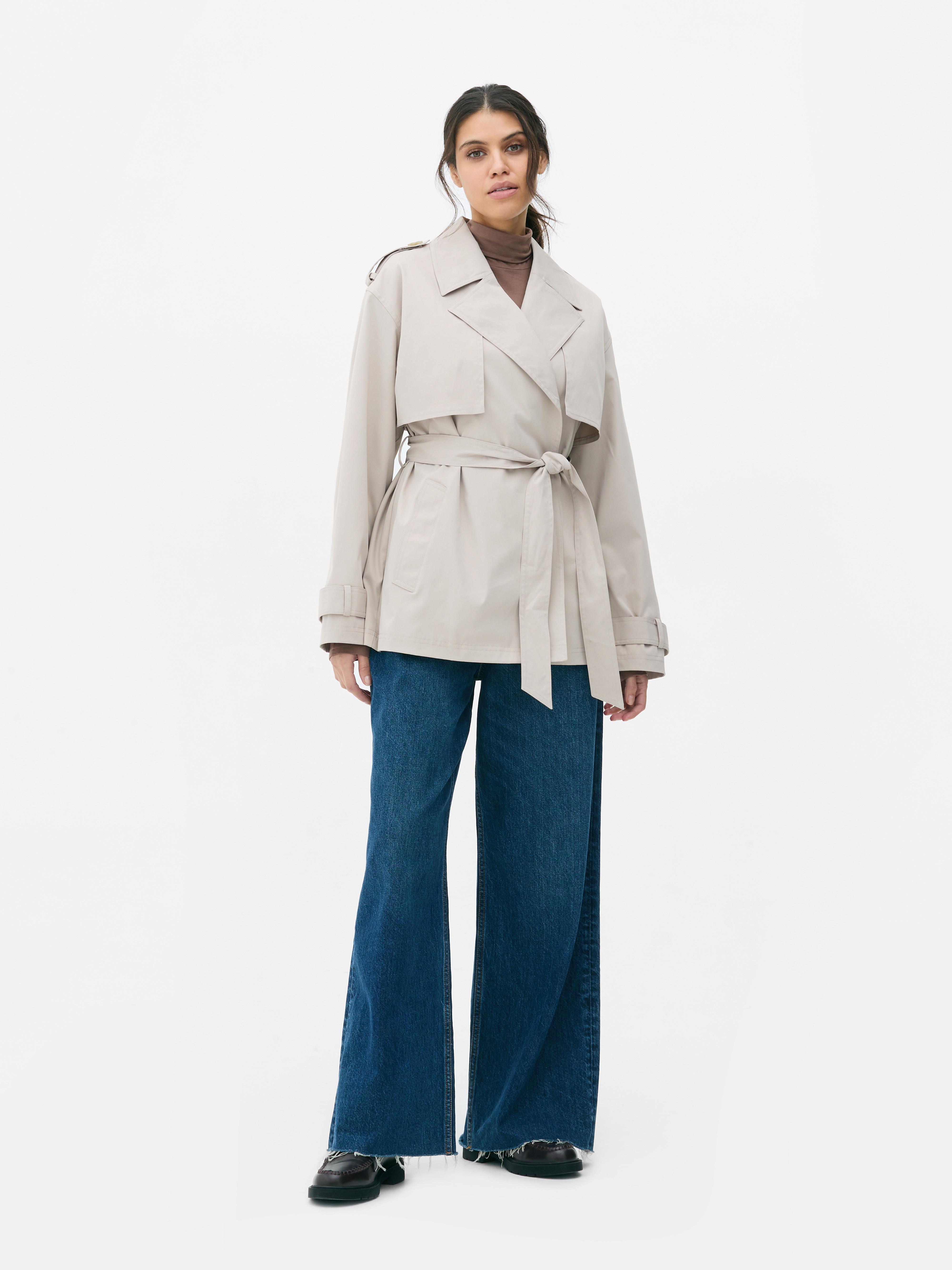 Short Belted Trench