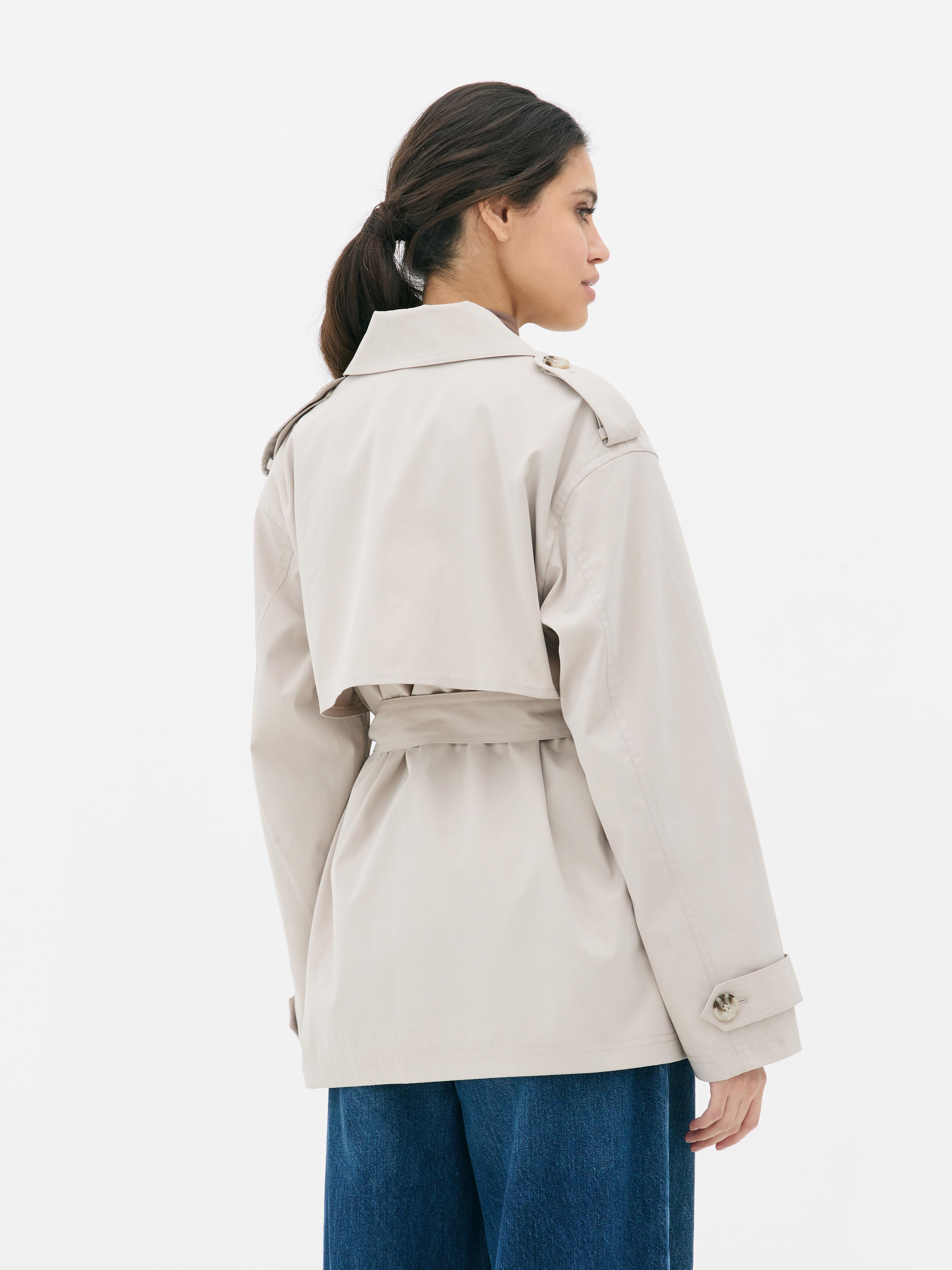 Short Belted Trench