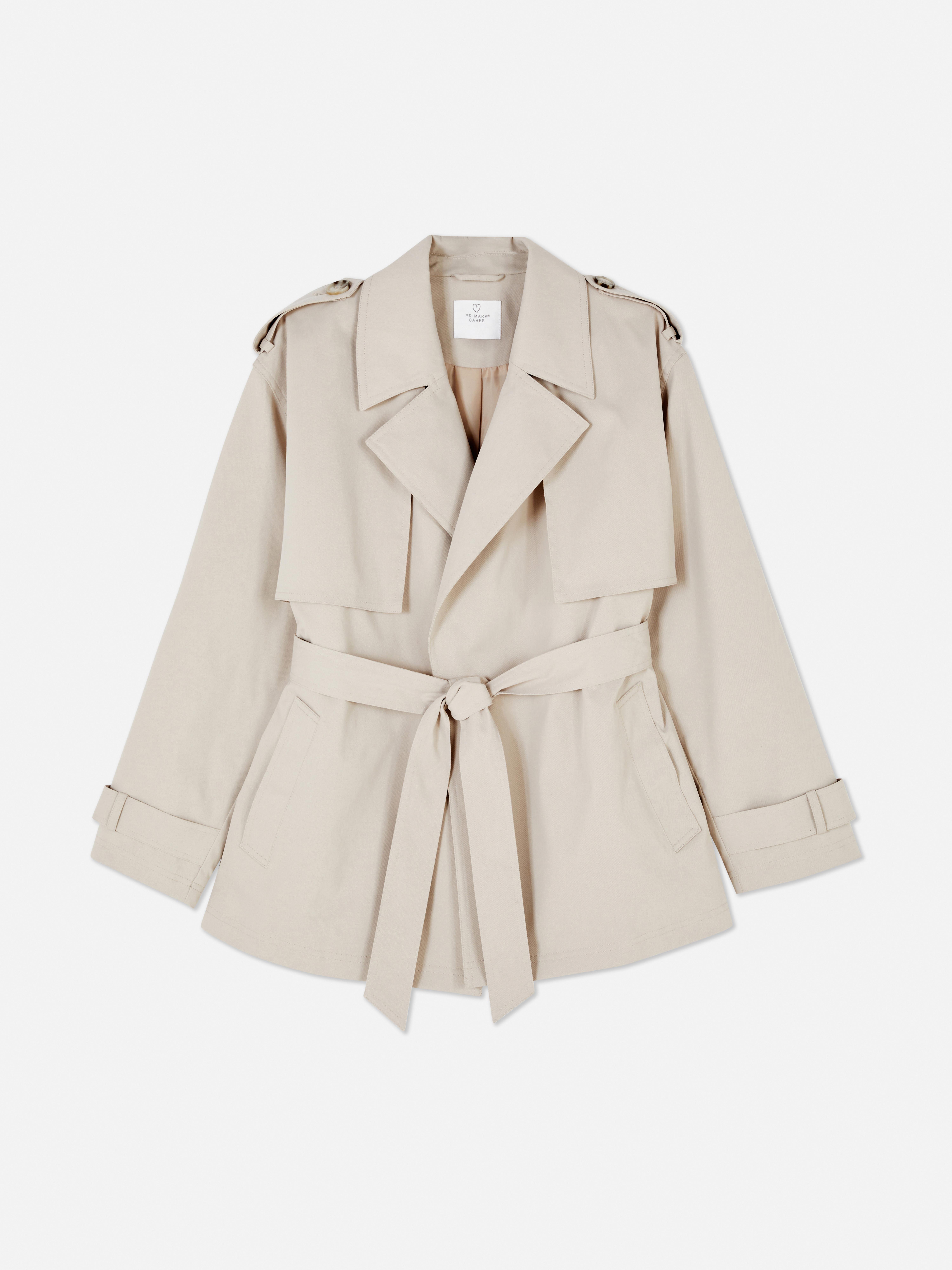 Short Belted Trench