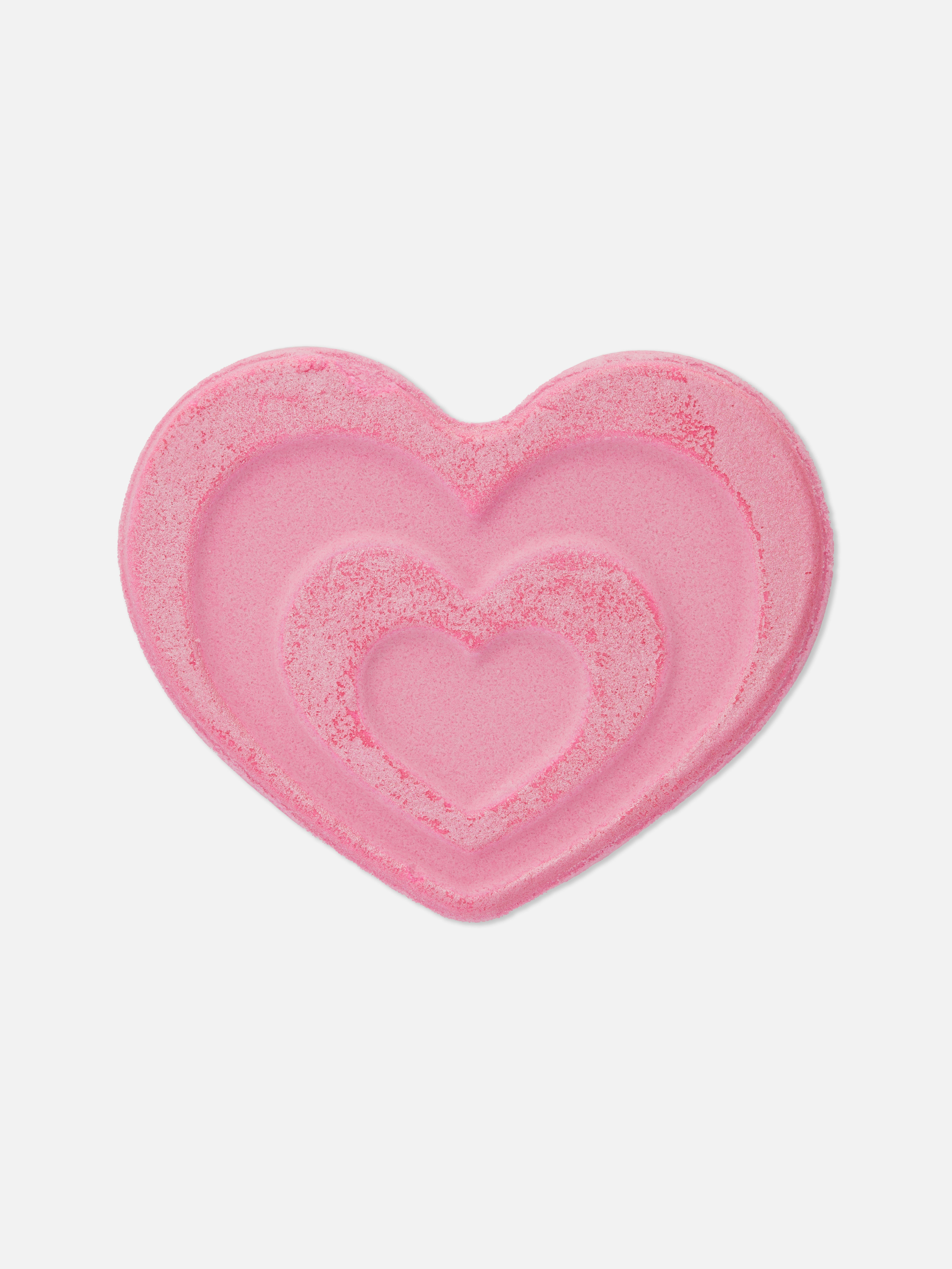 Valentinstags-Badebombe in Herzform