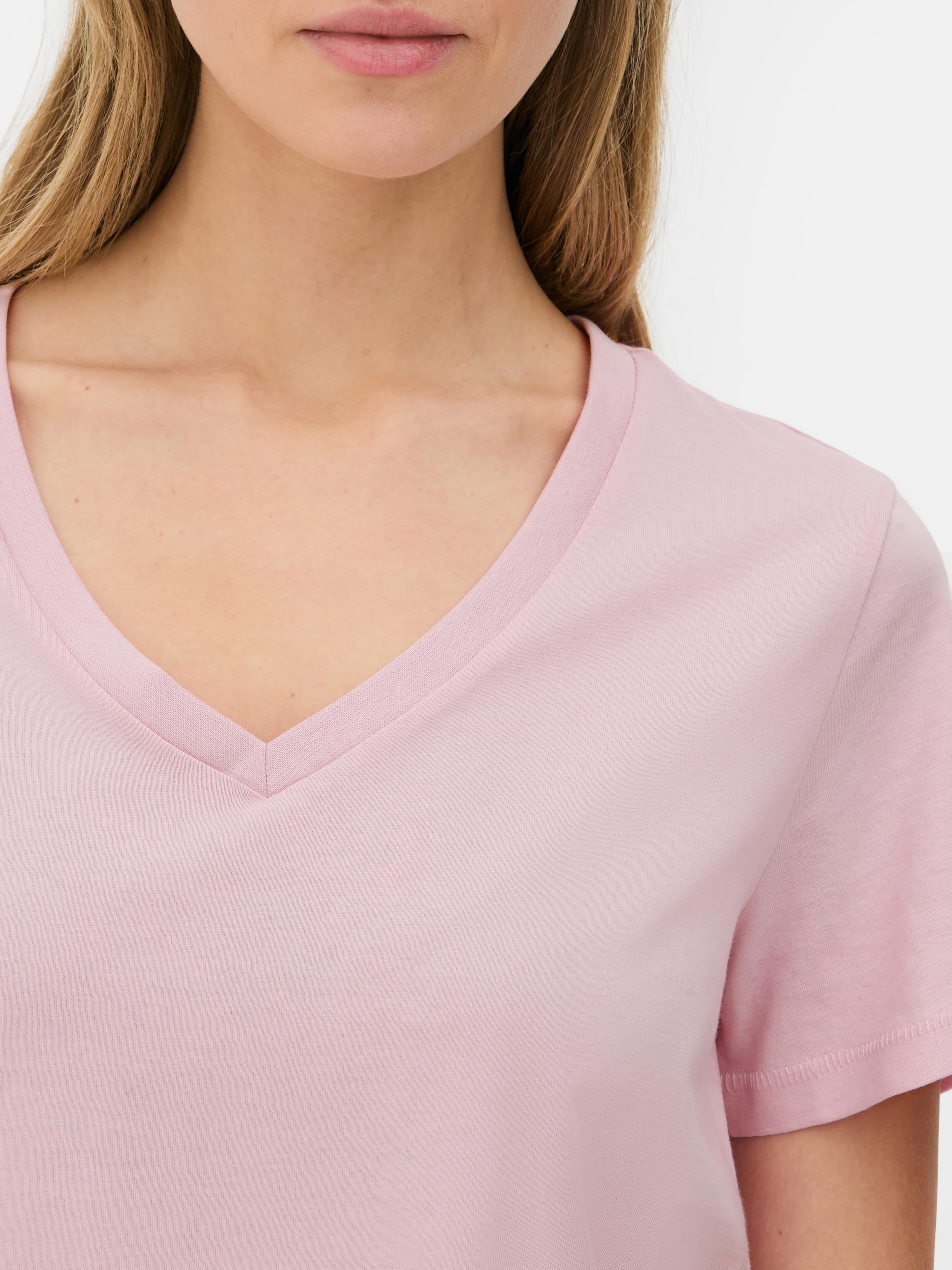 V-Neck Short Sleeve T-Shirt