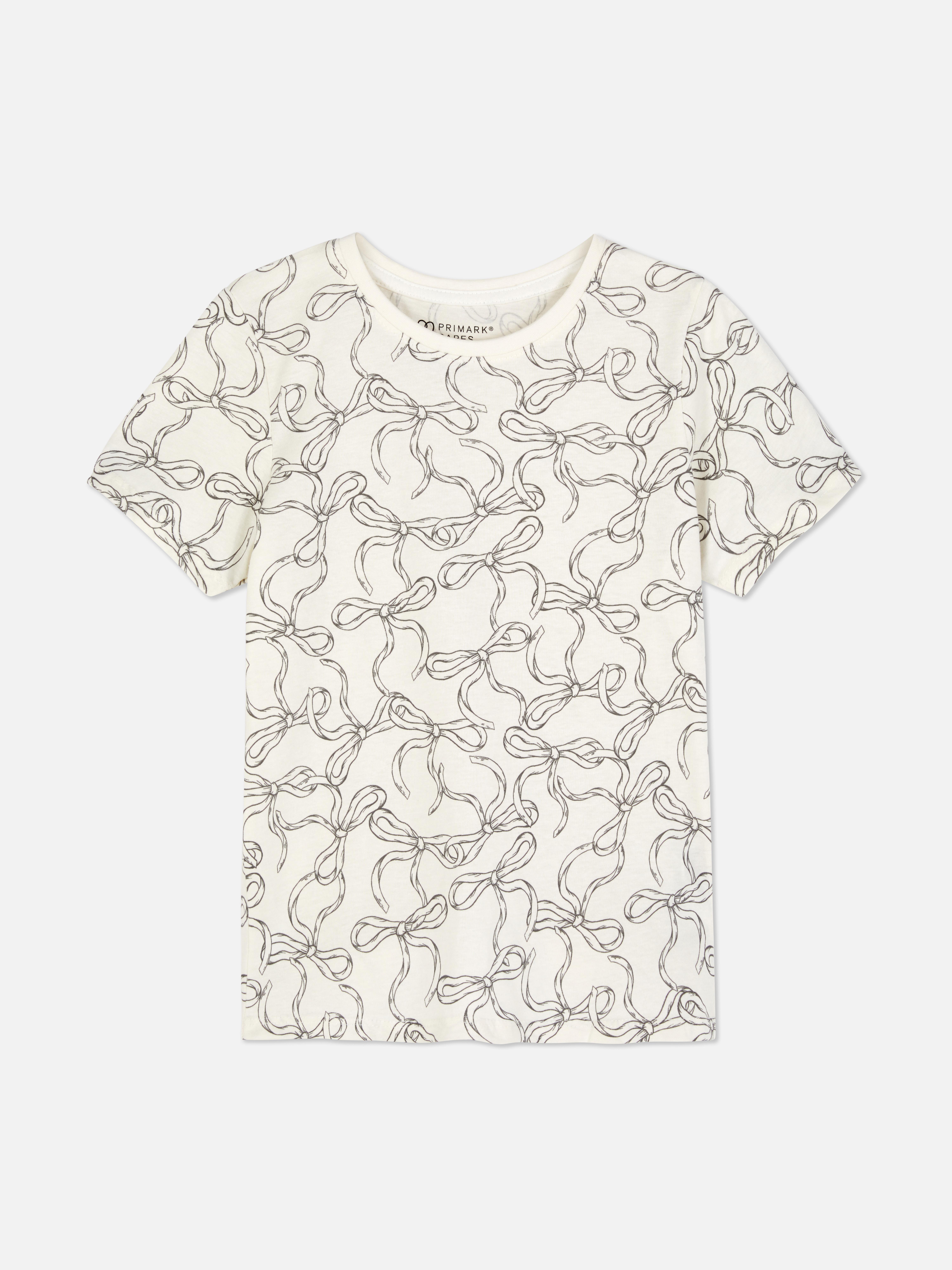 Camiseta estampada de manga corta