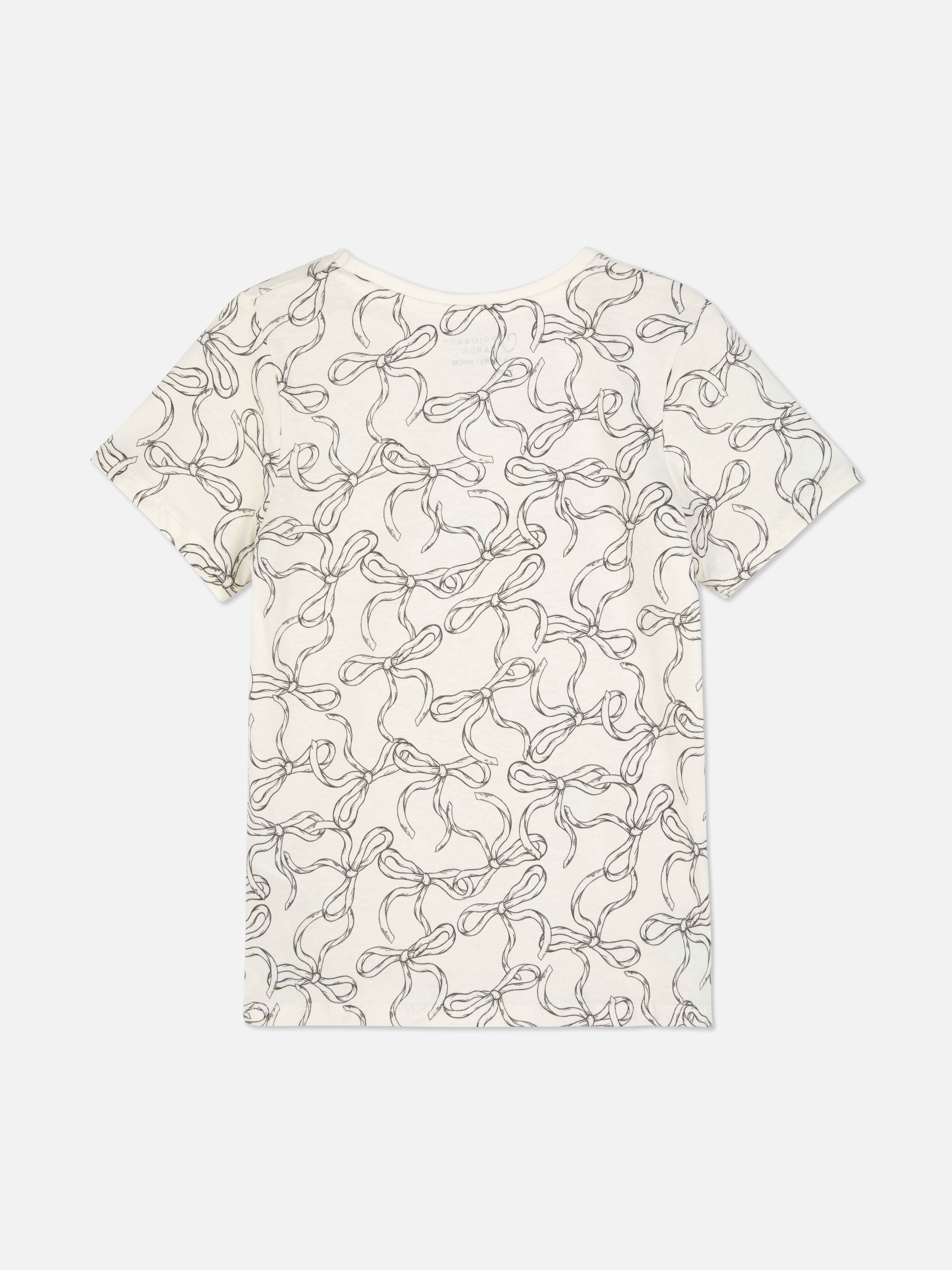 Camiseta estampada de manga corta