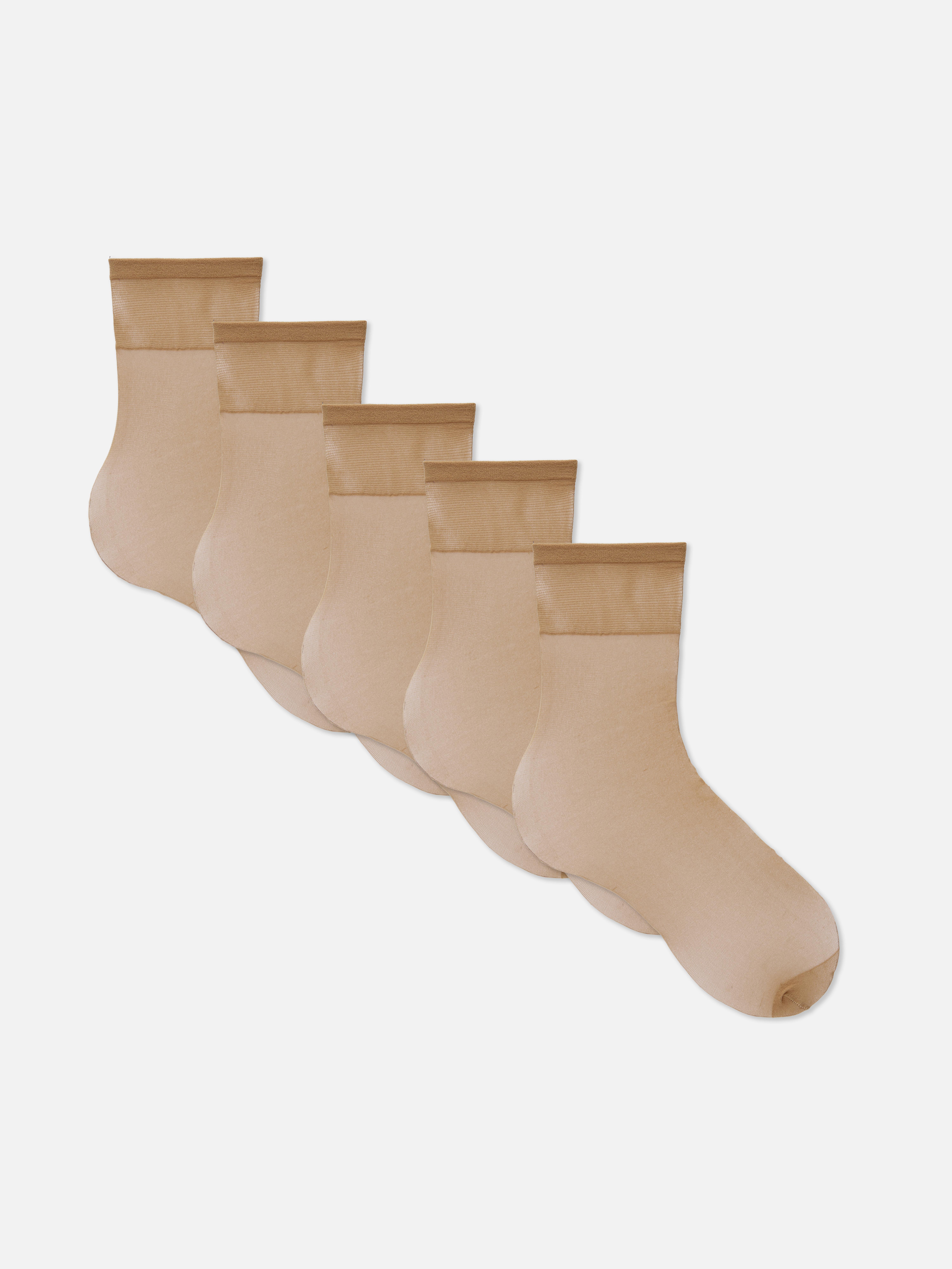 5pk Matt Knee-High Tights