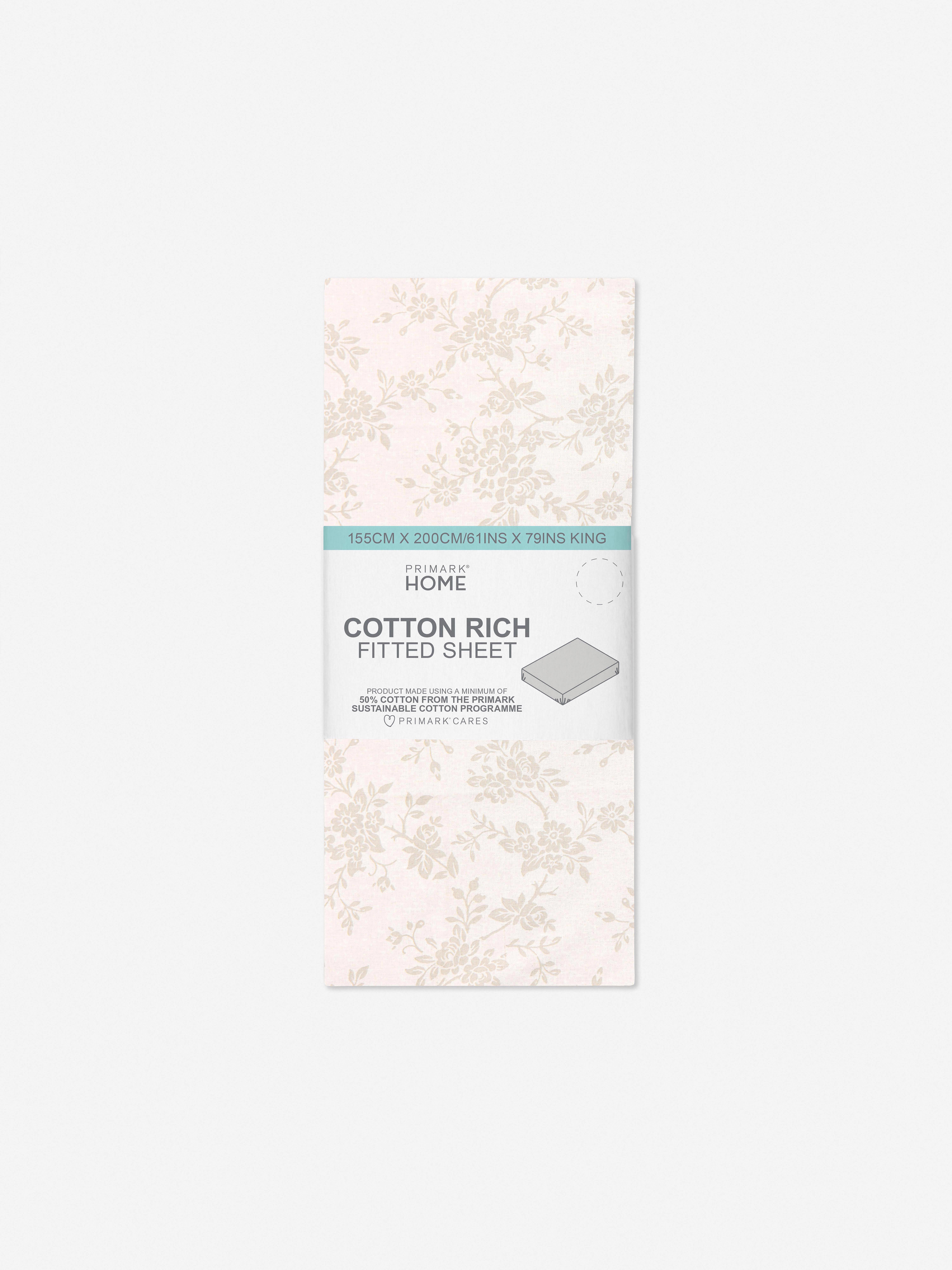 Ditsy Floral King Fitted Sheet