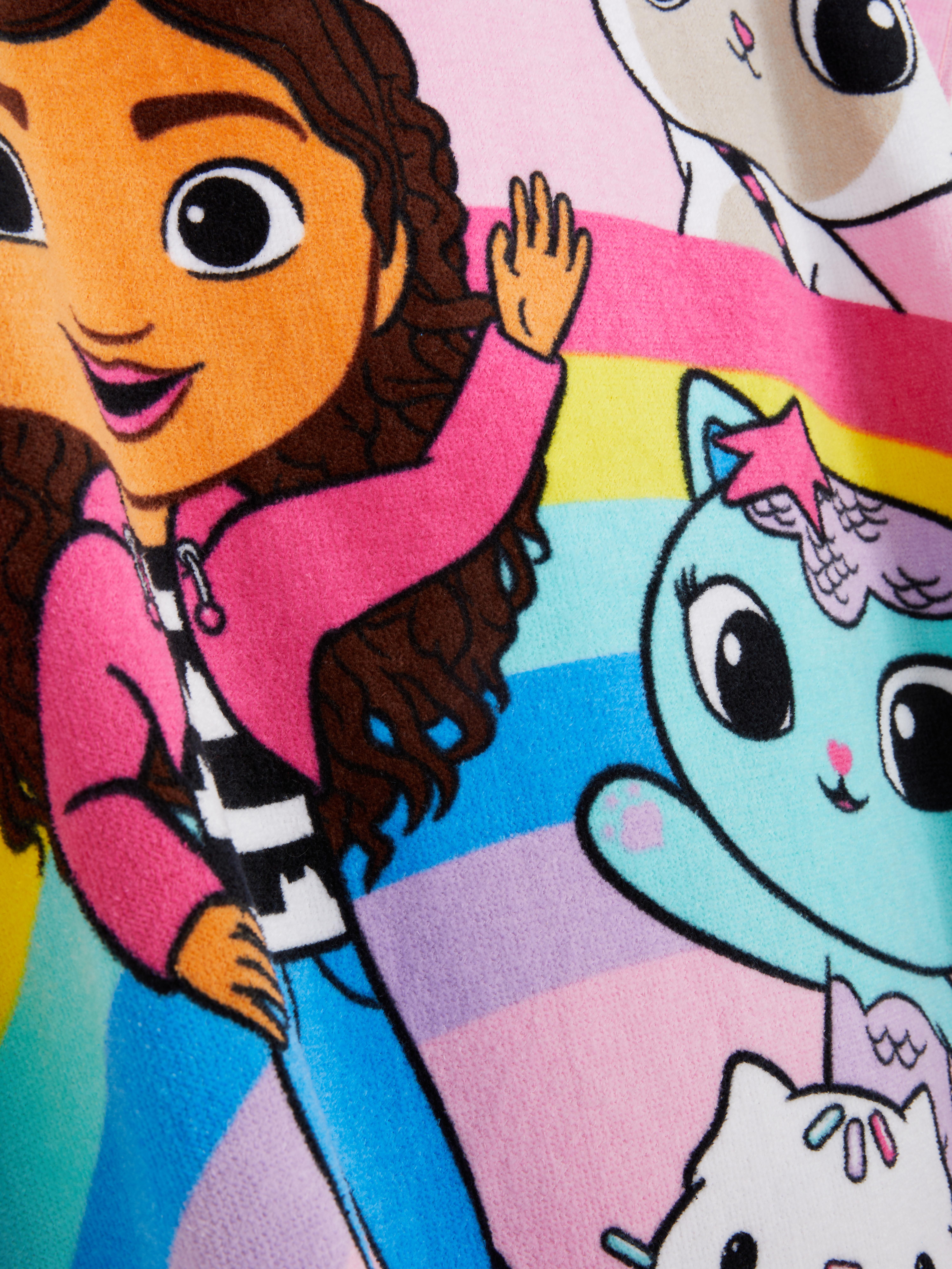 Poncho de toalla de La casa de muñecas de Gabby