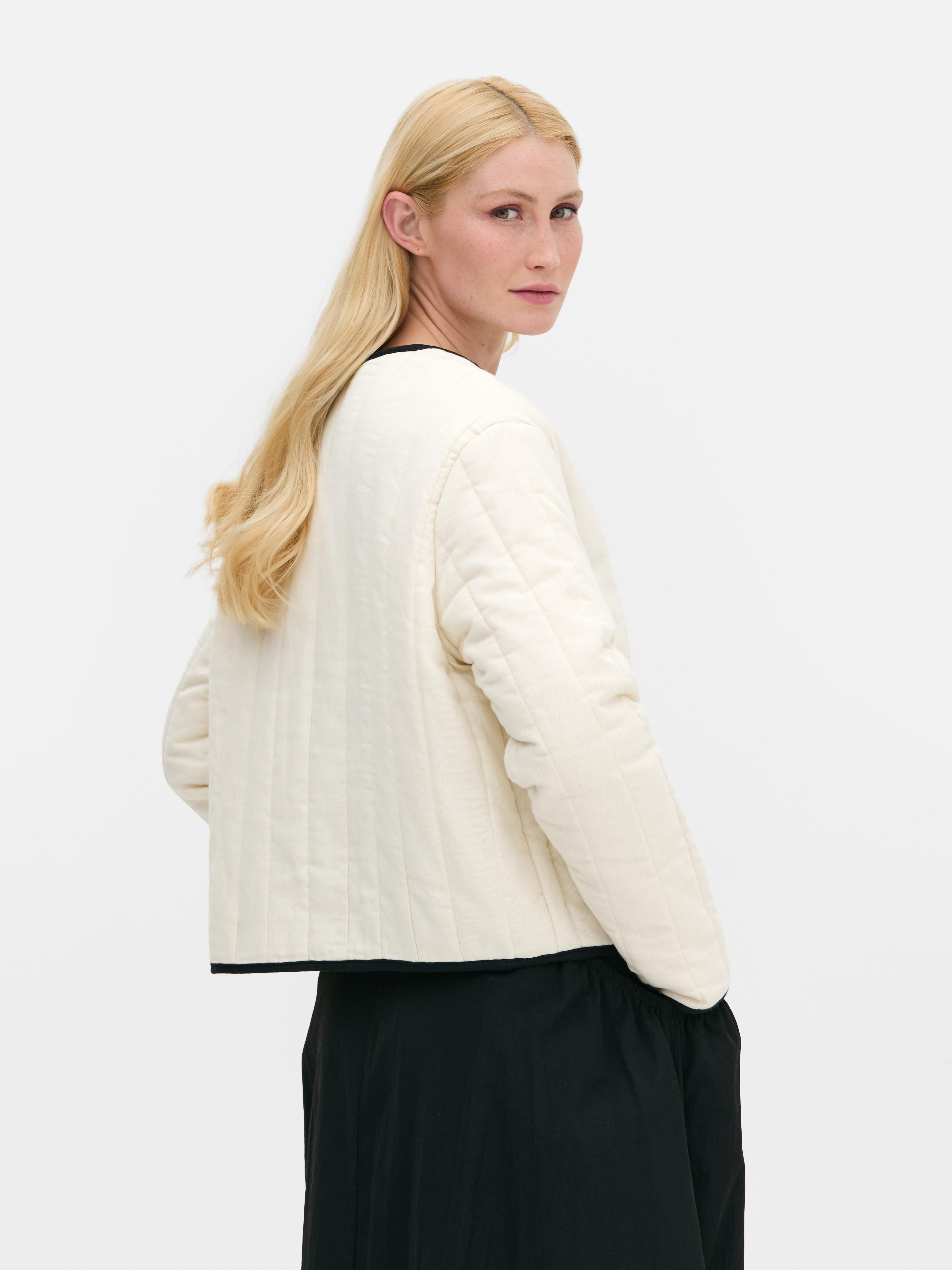 Embroidered Quilted Jacket