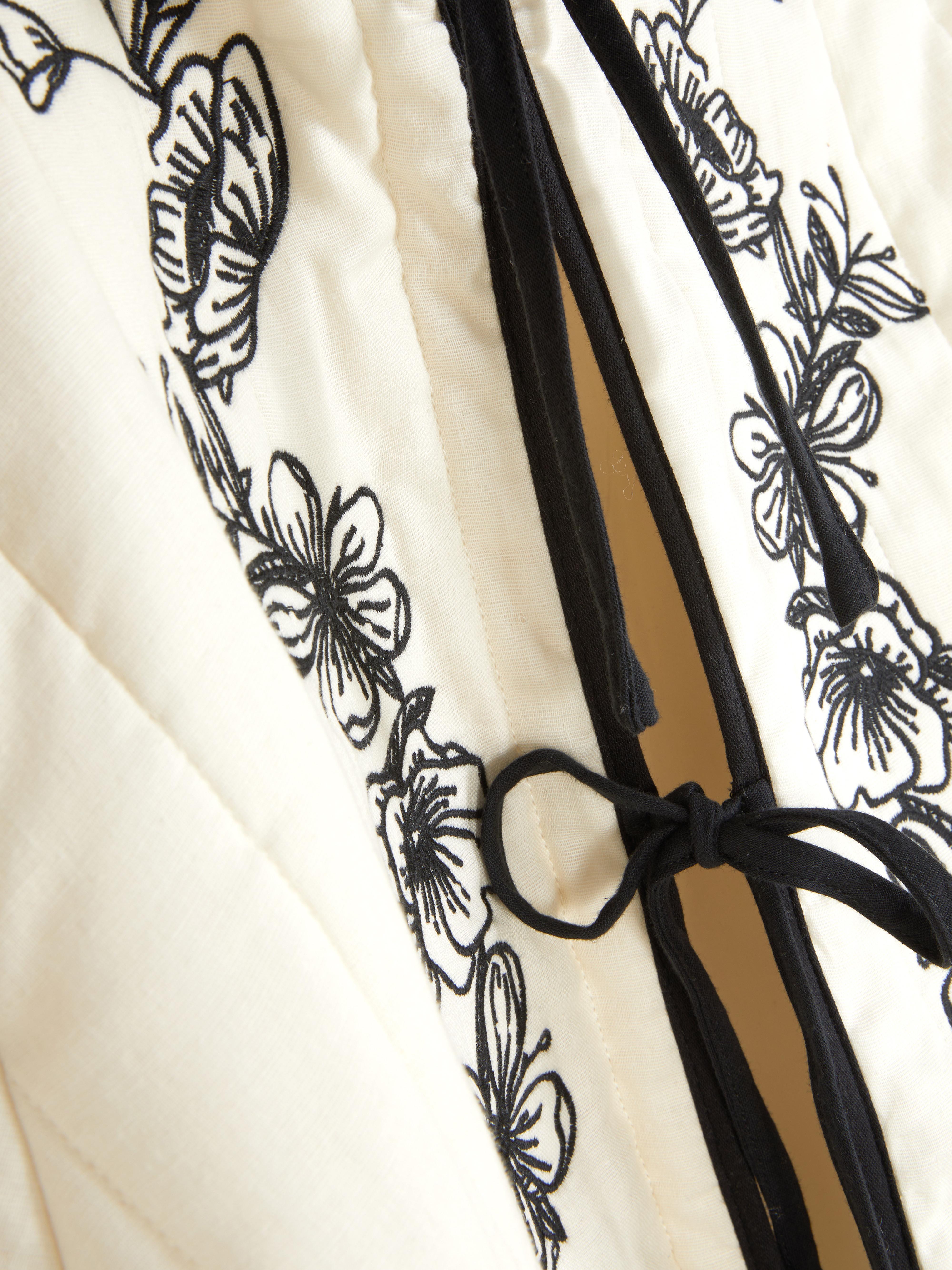 Embroidered Quilted Jacket