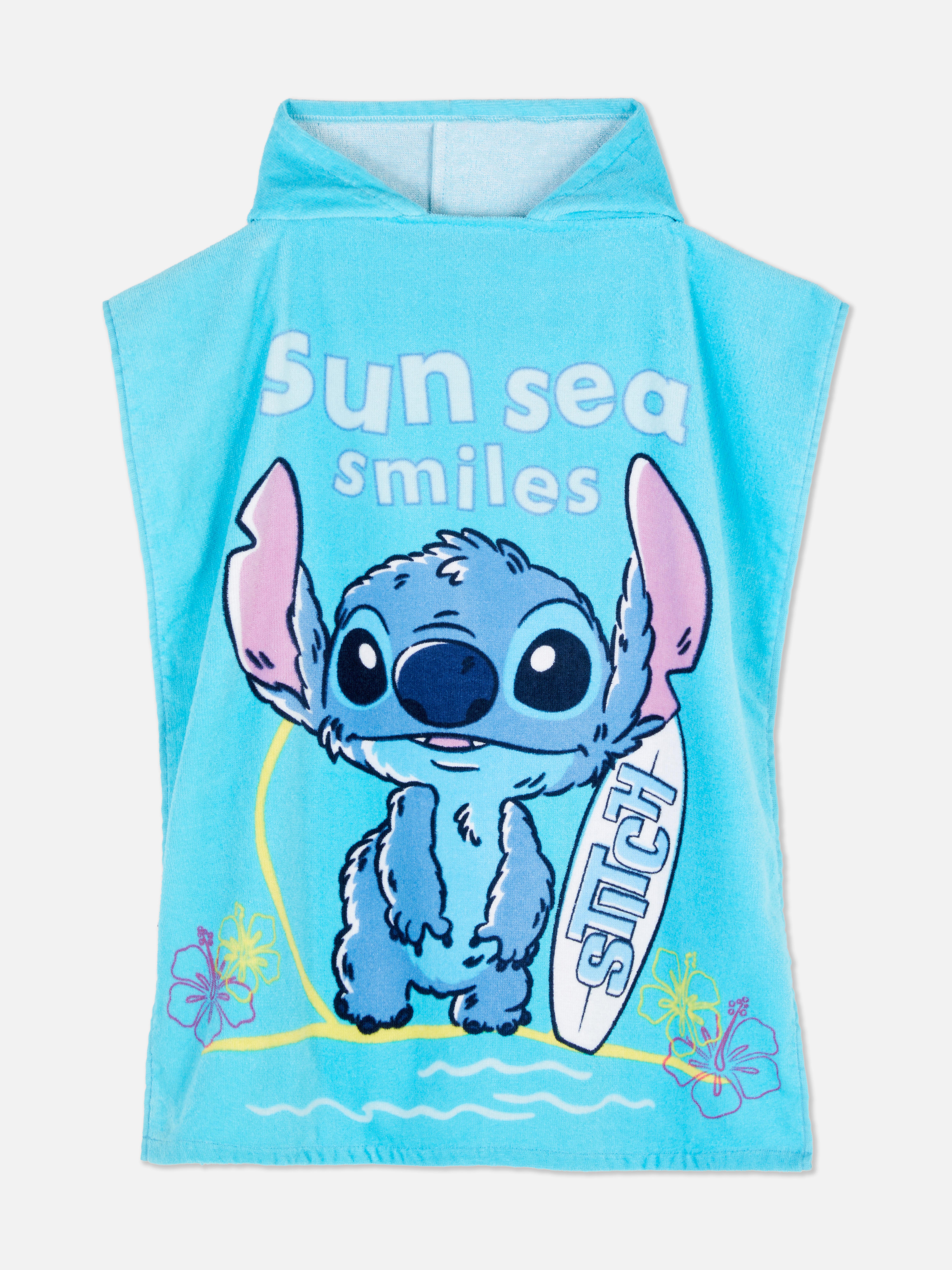 Disney's Stitch Hooded Terry Cloth Poncho