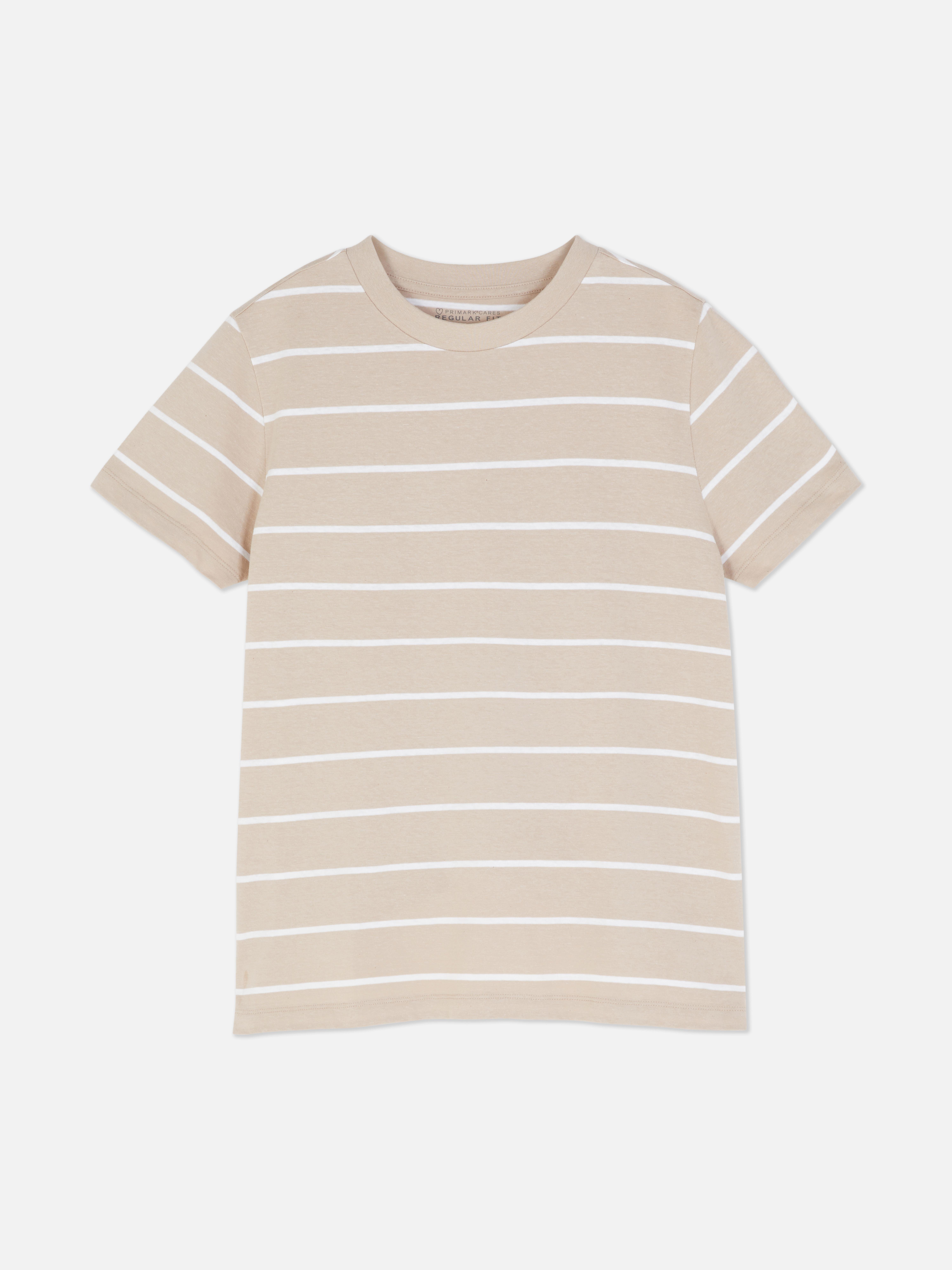 Gestreept T-shirt met korte mouwen