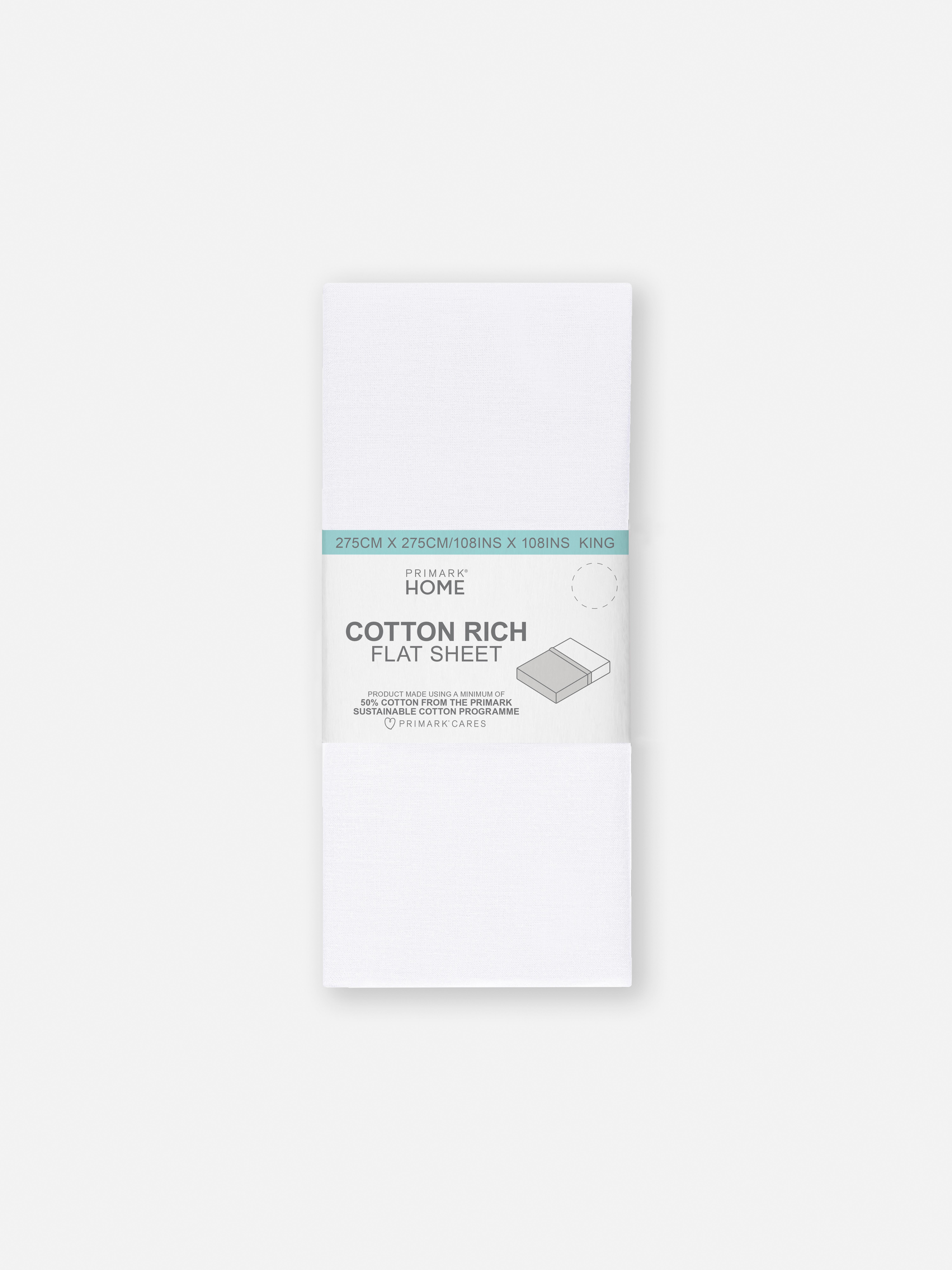 King Sized Flat Sheet
