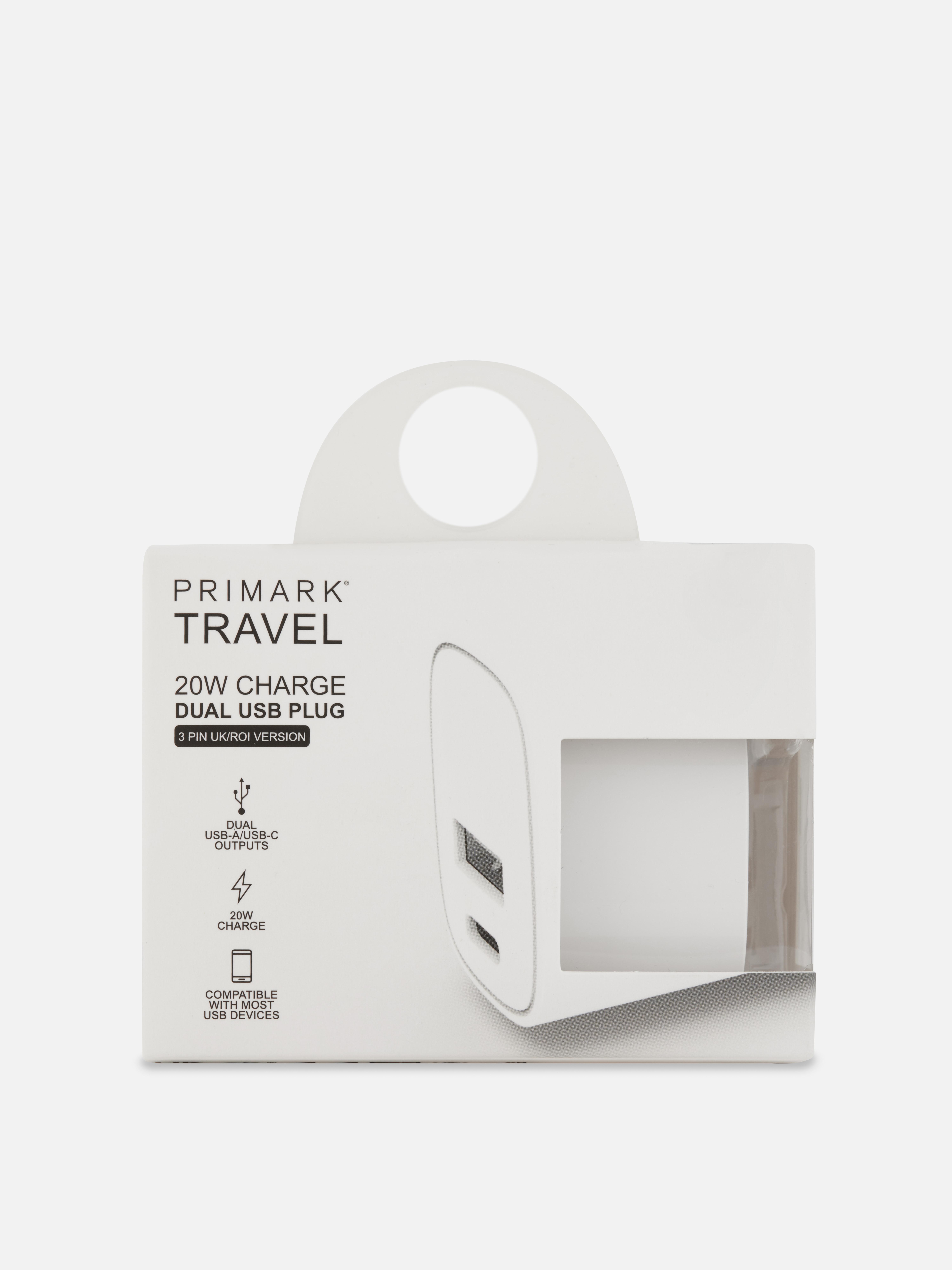 Three-Pin Travel Plug
