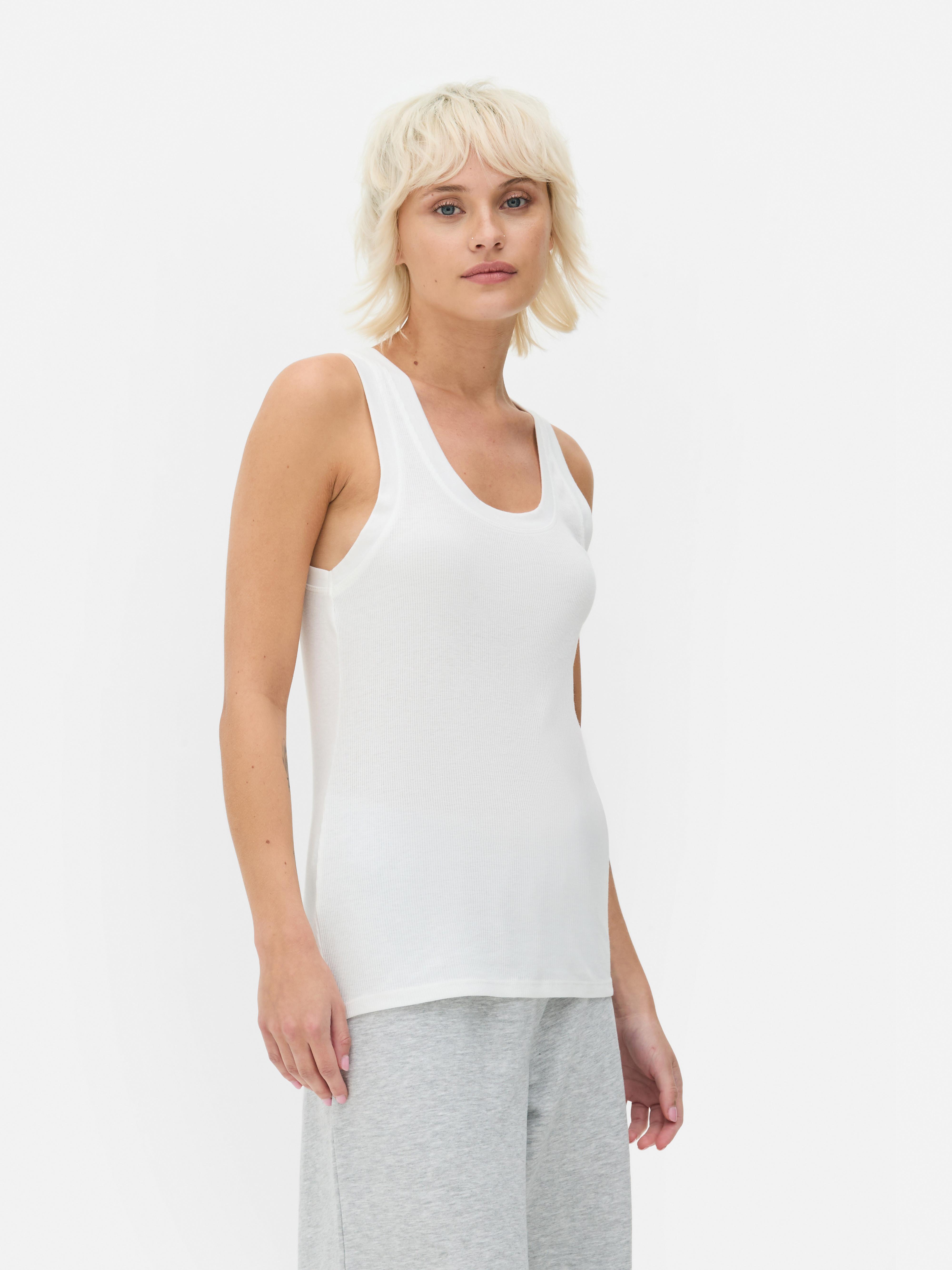 Ribbed Jersey Knit Tank