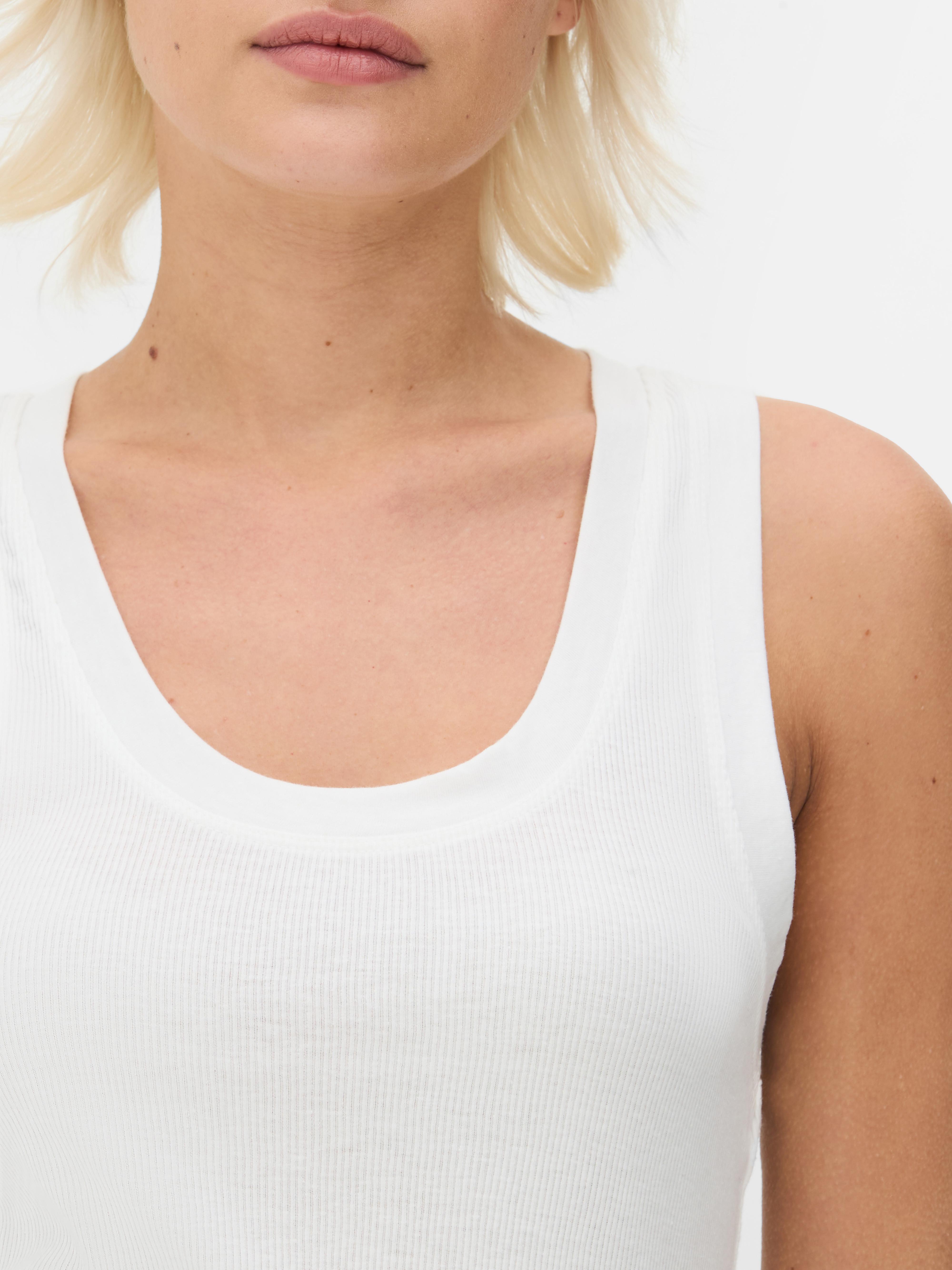 Ribbed Jersey Knit Tank