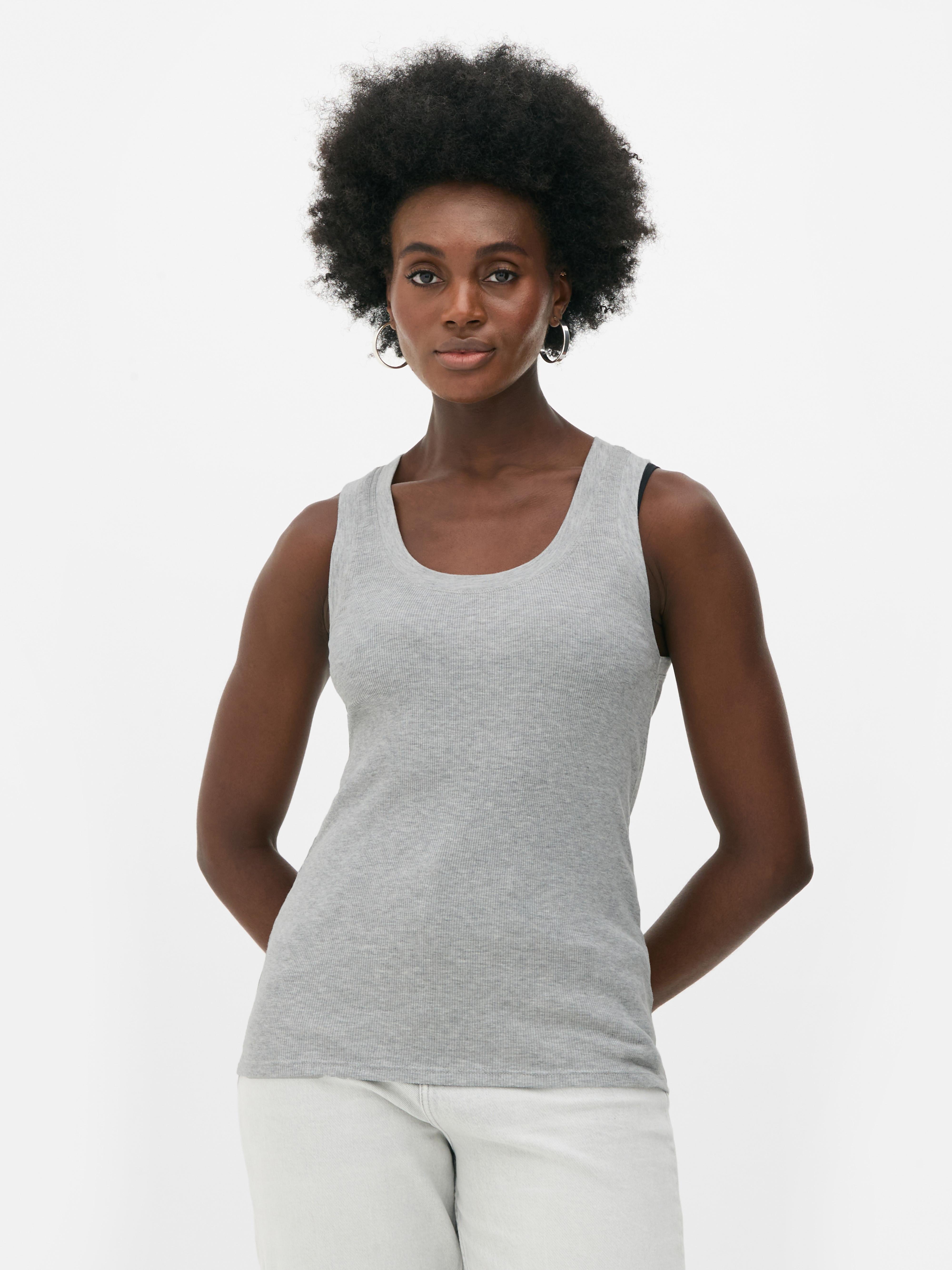 Ribbed Jersey Knit Tank