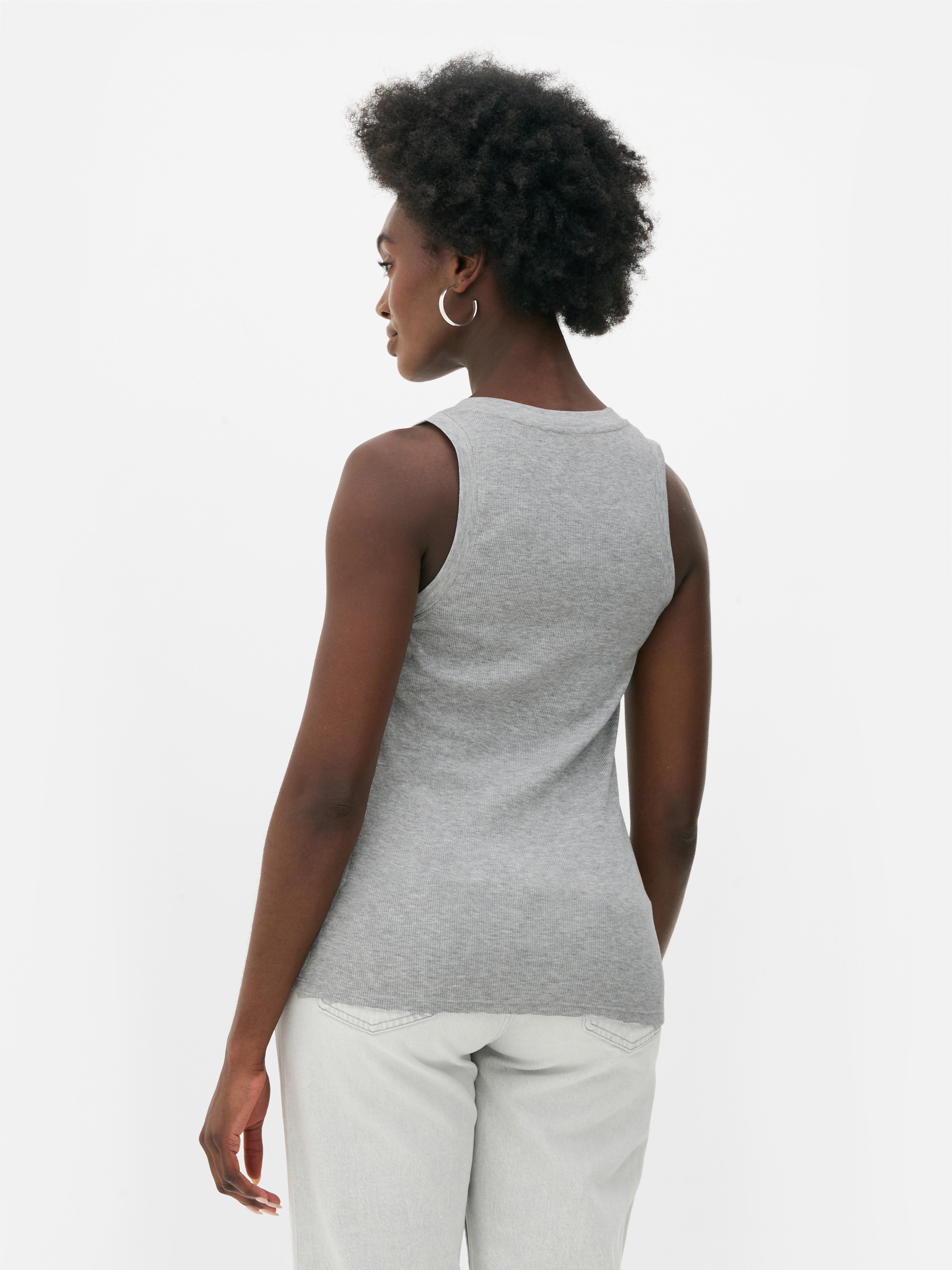 Ribbed Jersey Knit Tank