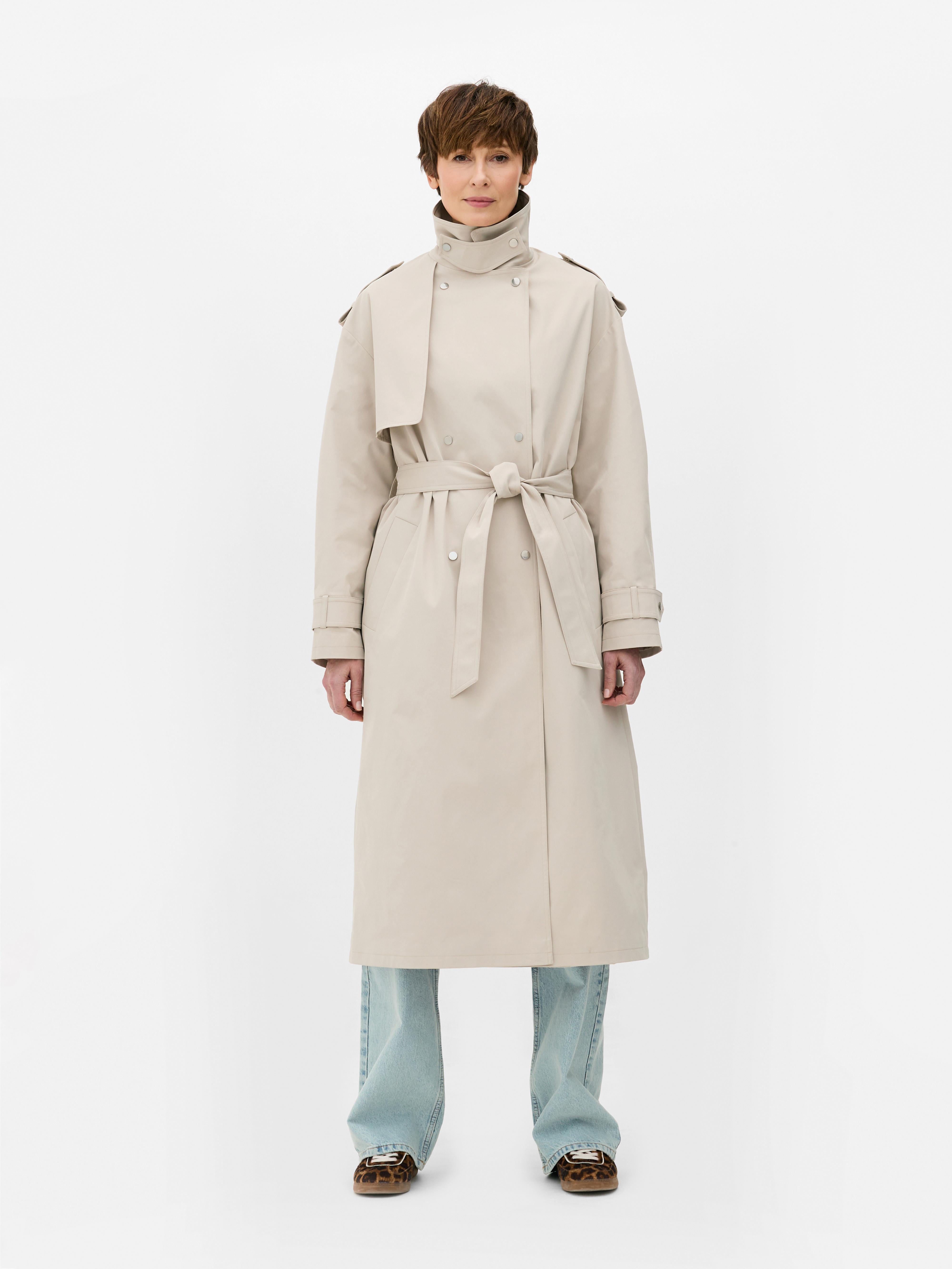 Long Belted Trench