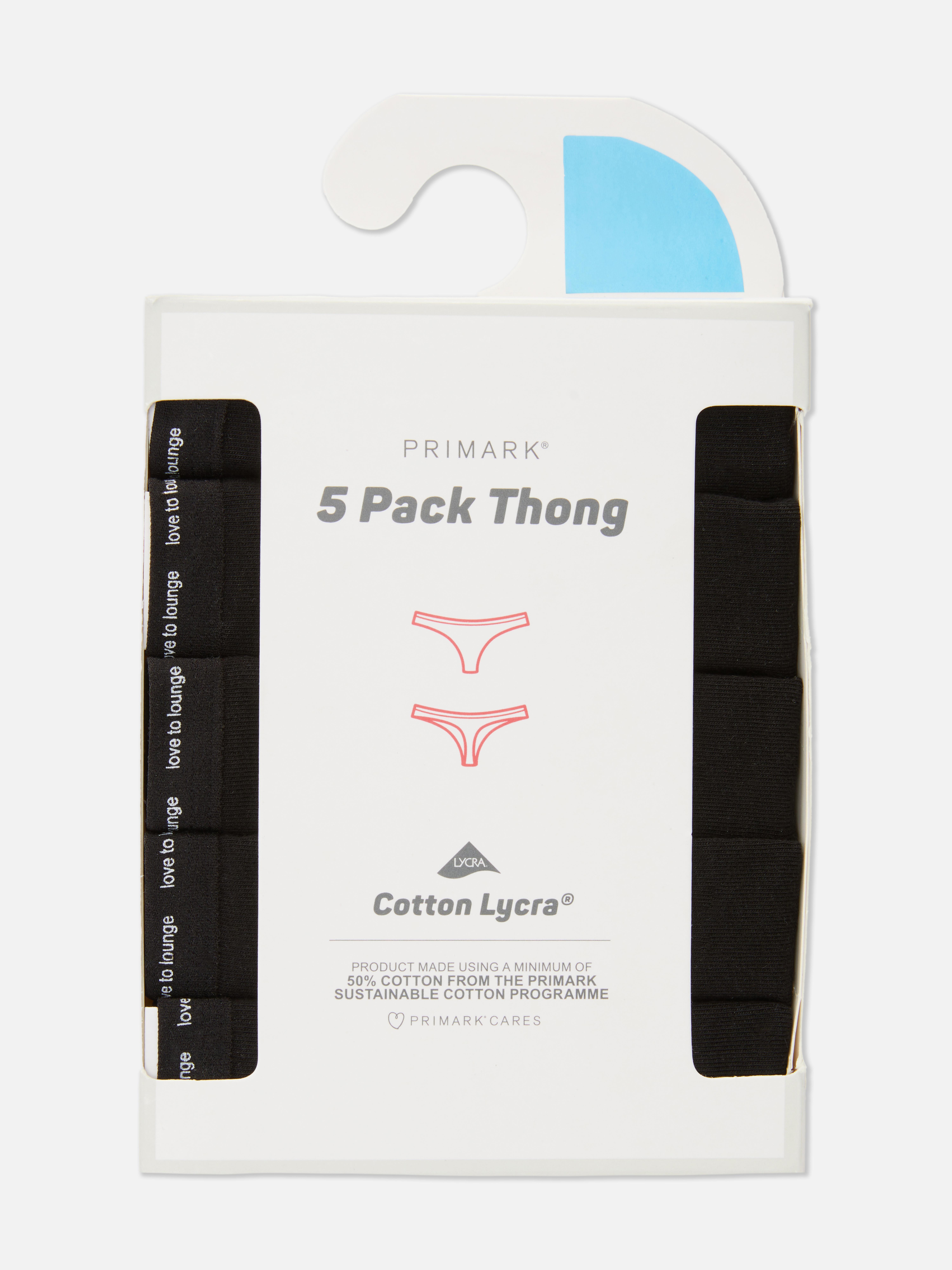 „Love to Lounge“ Tangas, 5er-Pack