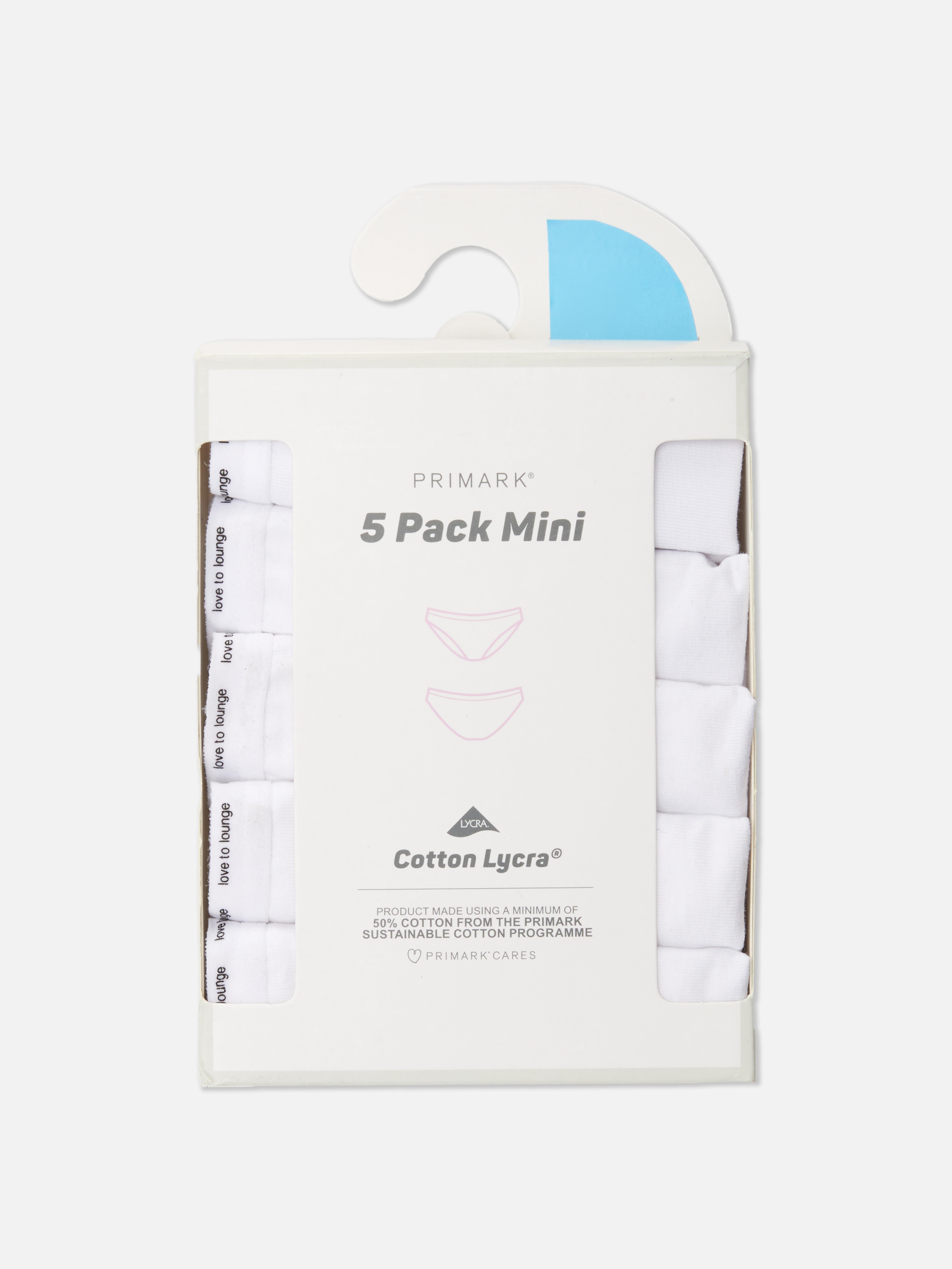 5PK Love To Lounge Cotton Lycra Mini Briefs
