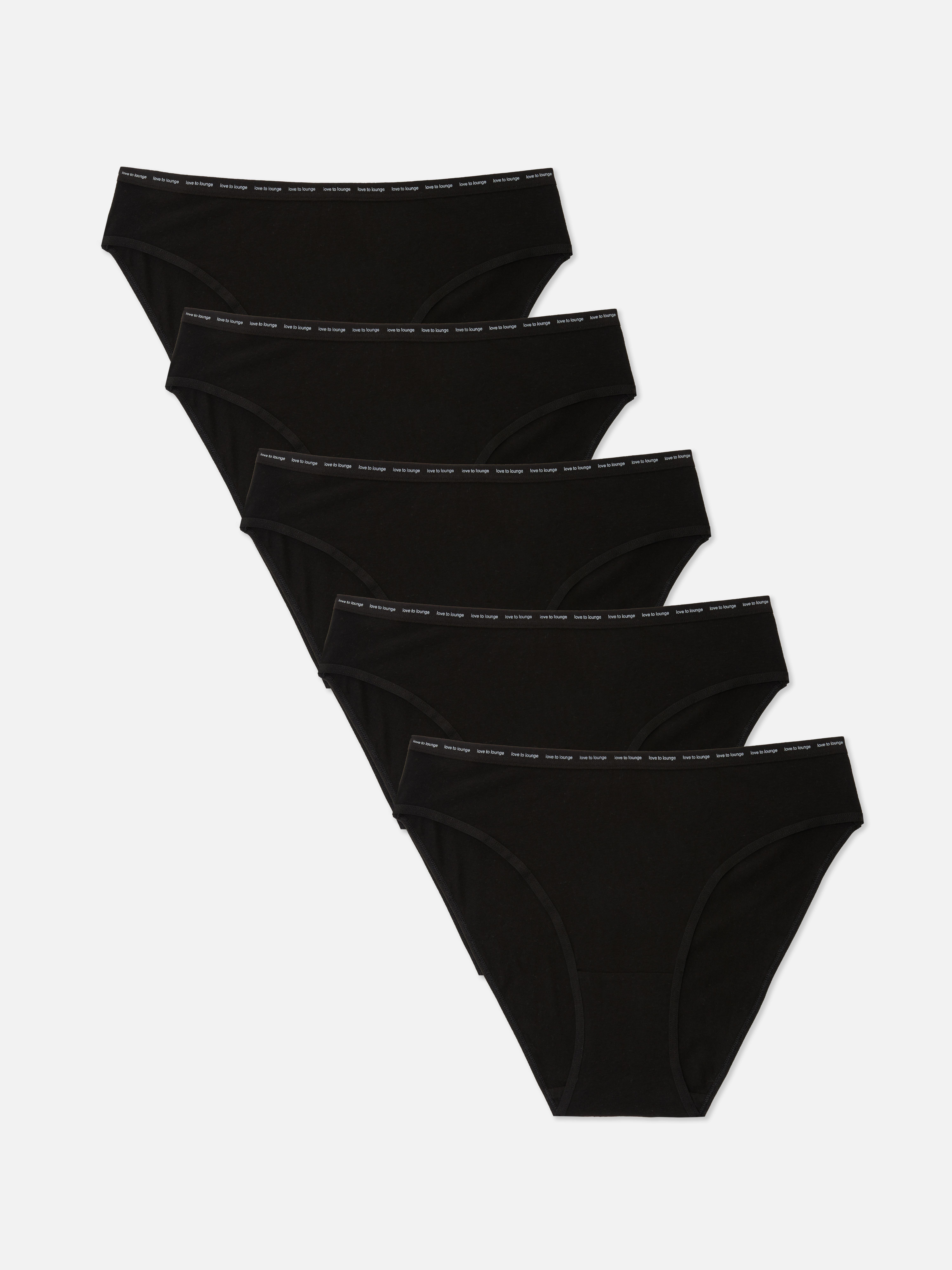 5 mini slip Love To Lounge in cotone e lycra