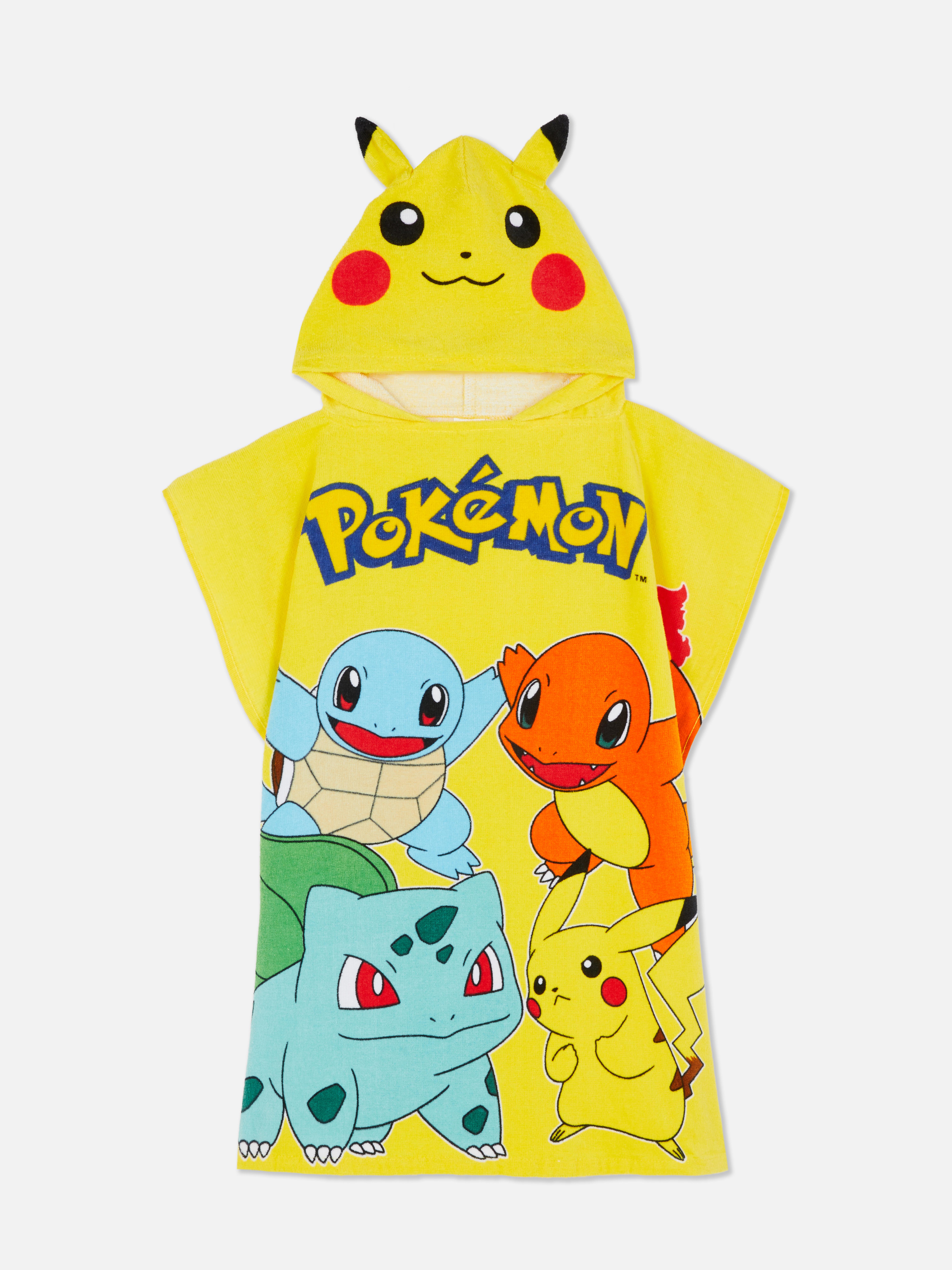 Poncho con cappuccio in spugna Pokémon