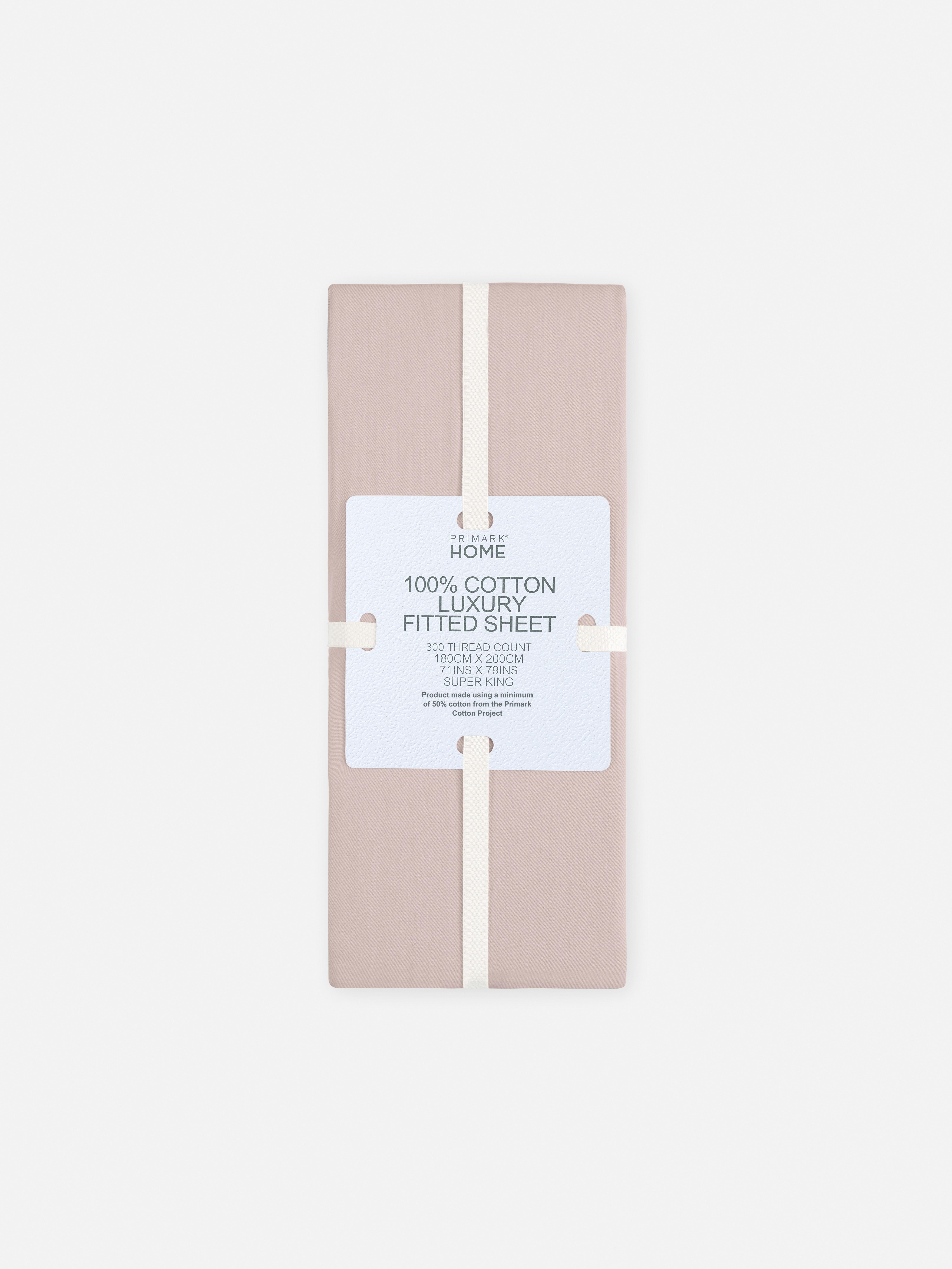 300 Thread Count Super King Fitted Sheet