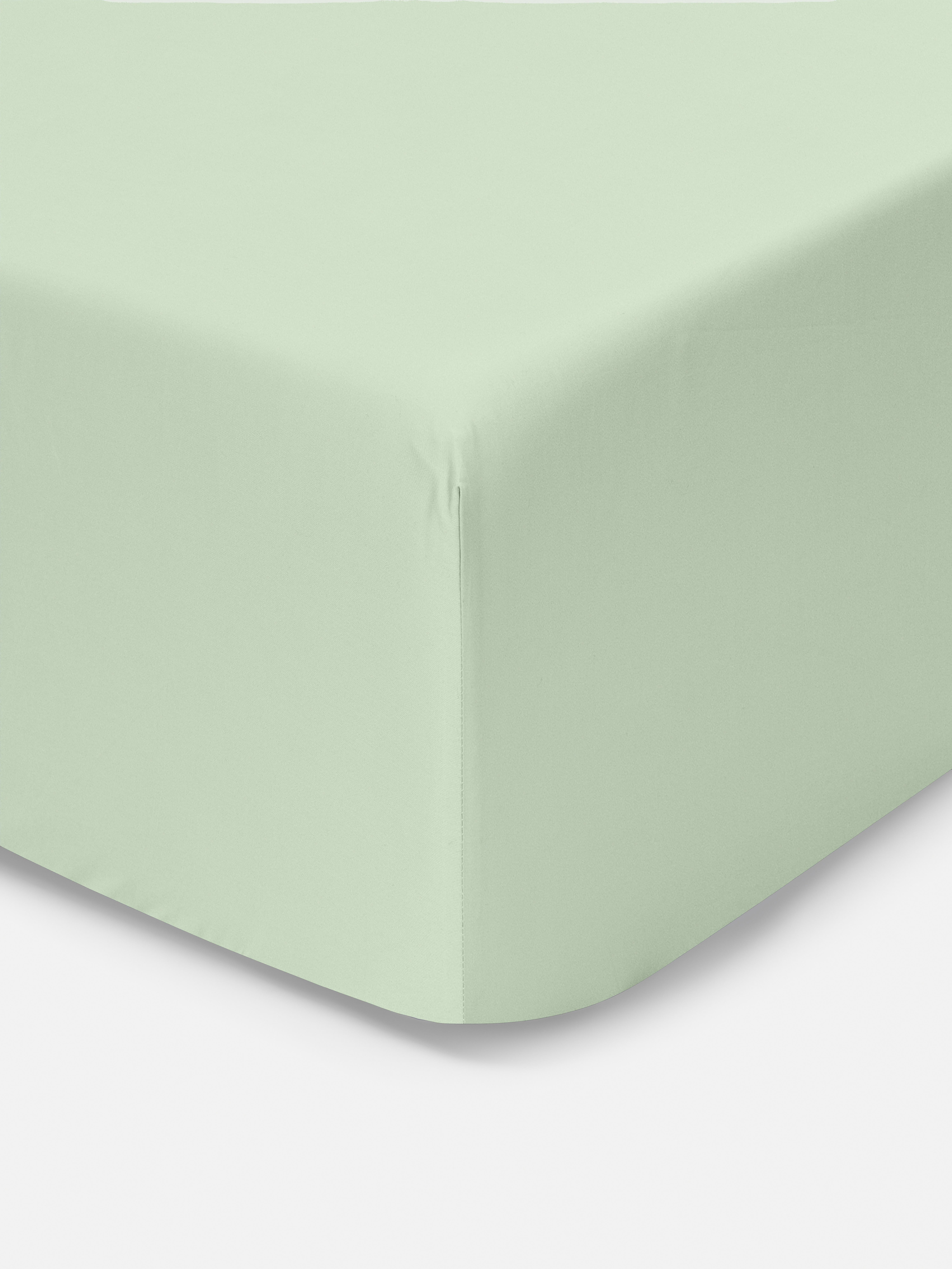 300 Thread Count Super King Fitted Sheet Green
