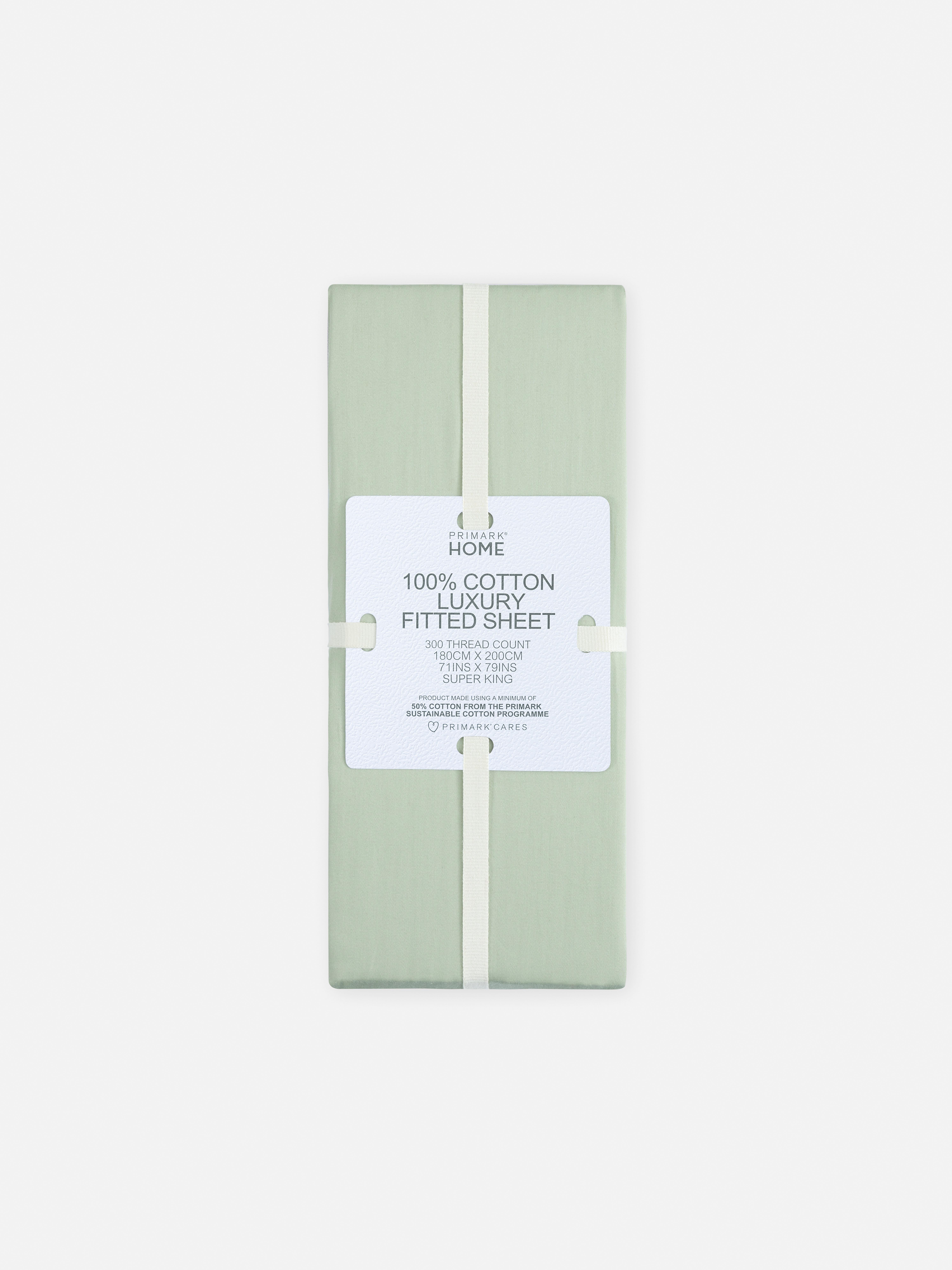 300 Thread Count Super King Fitted Sheet