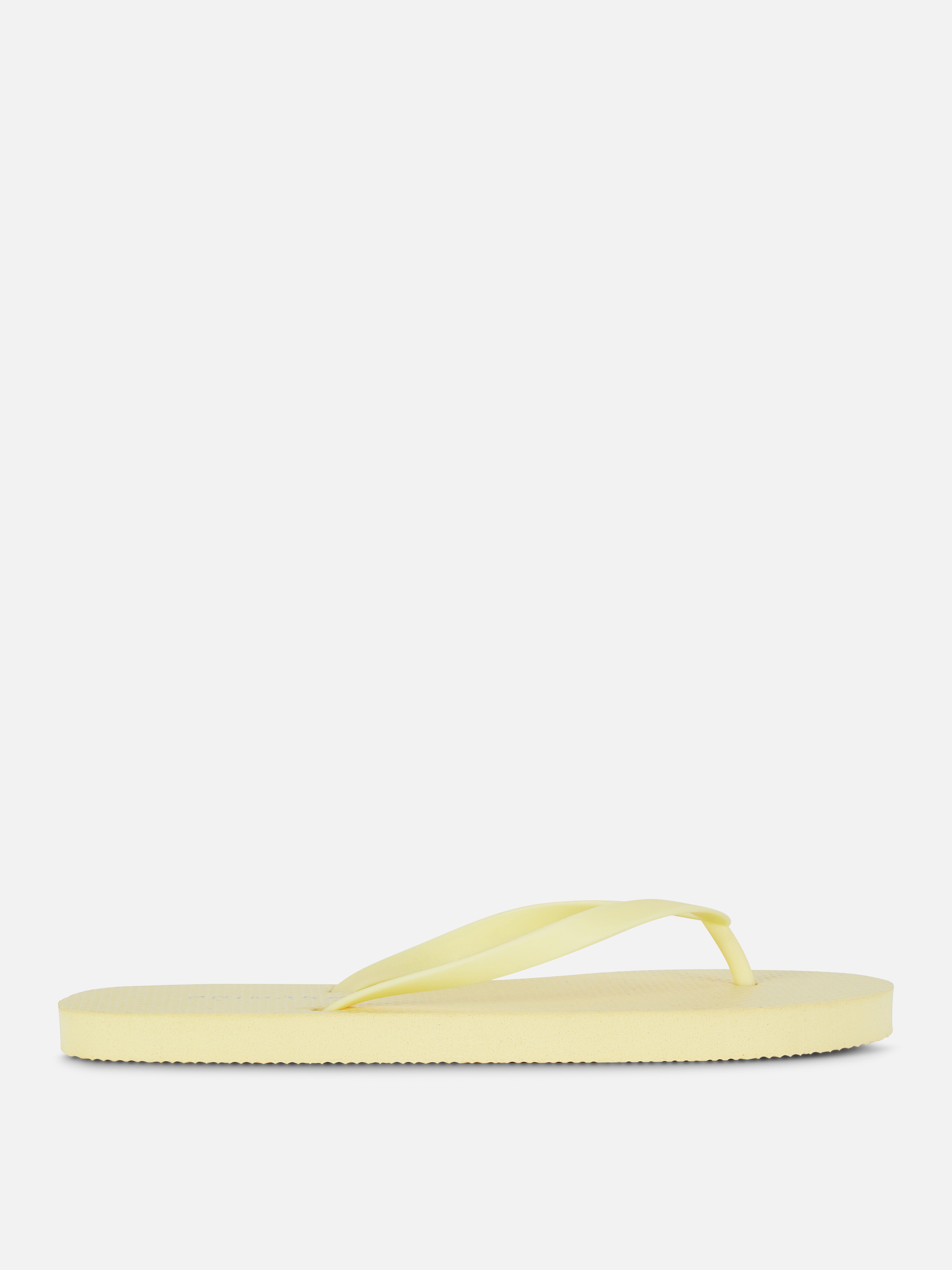 Chinelos dedo clássicos Amarelo-claro