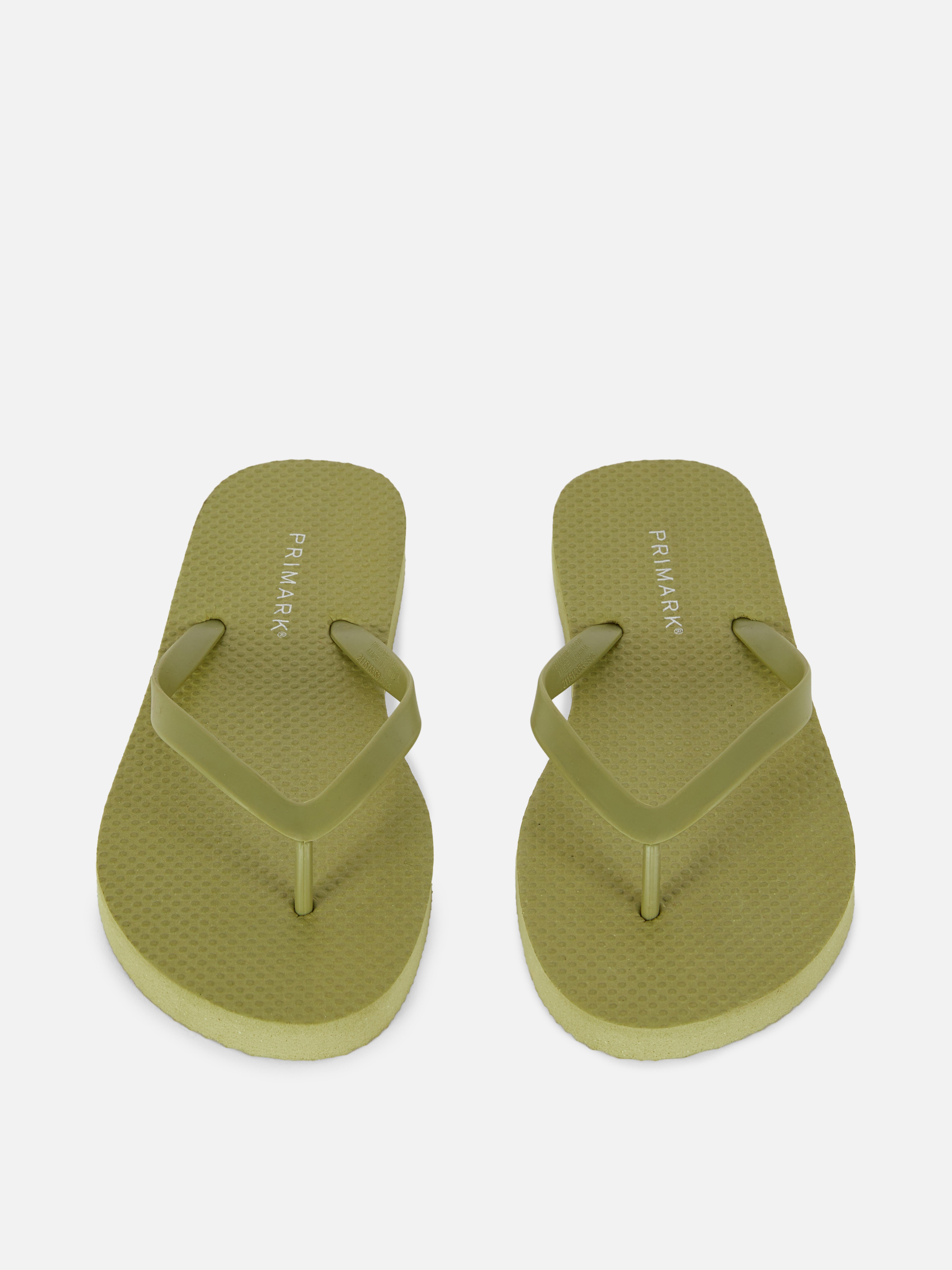 Sandals Women's Chanclas Primark De Correa Cruzada Con Falso