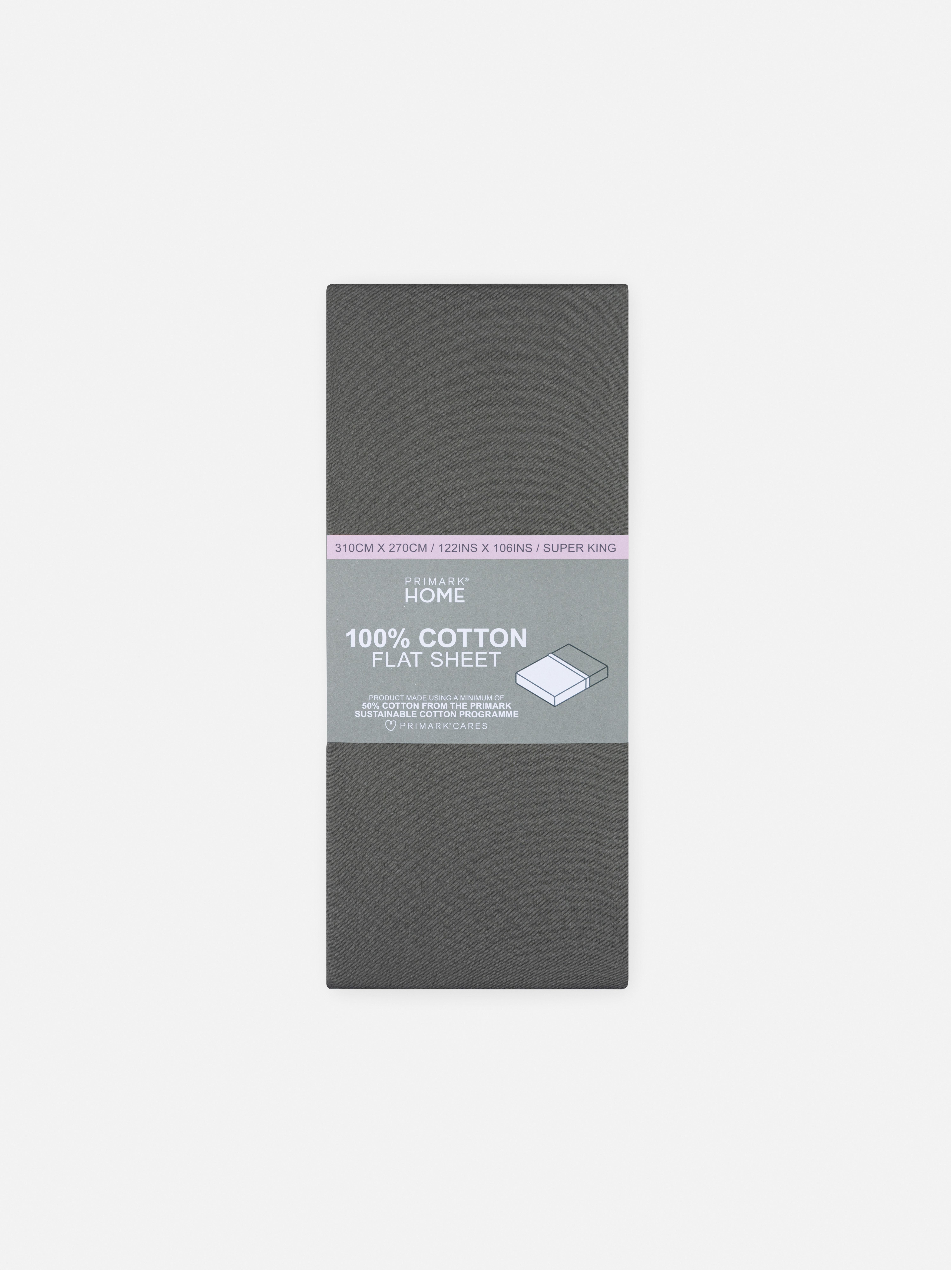 Sateen Super King Size Flat Sheet