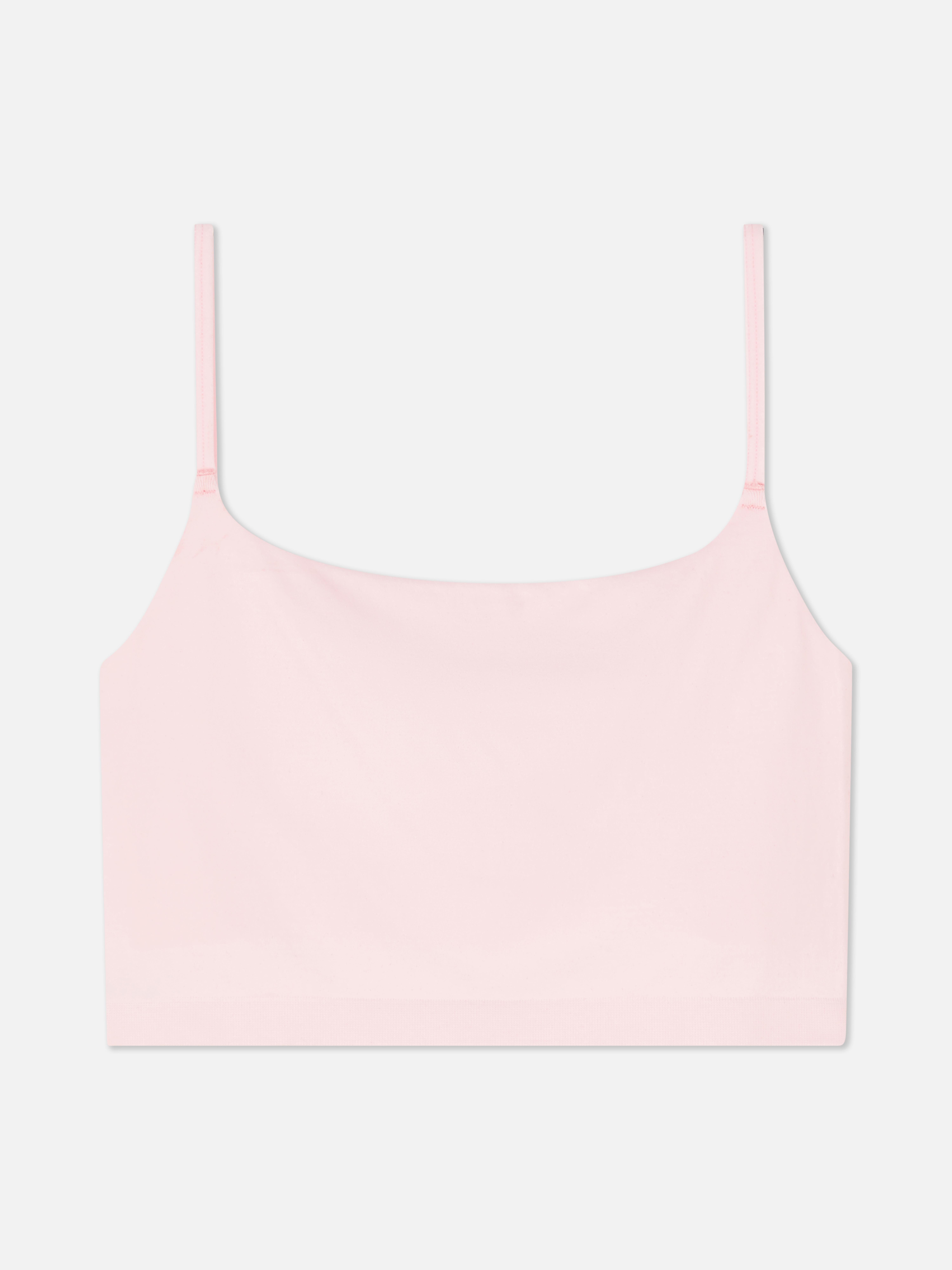 Naadloos kort hemdje Roze