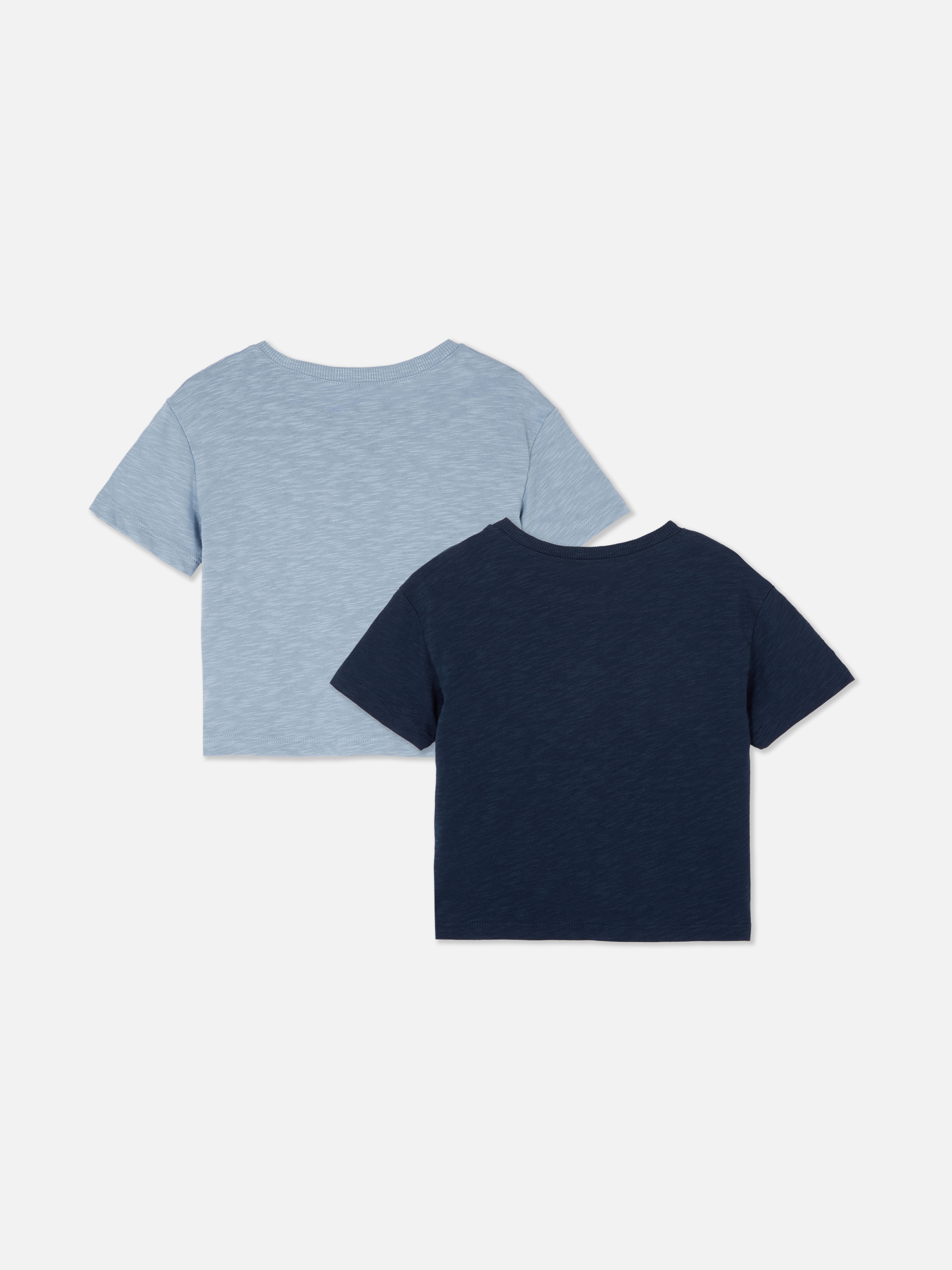 T-Shirts aus Flammengarn, 2er-Pack