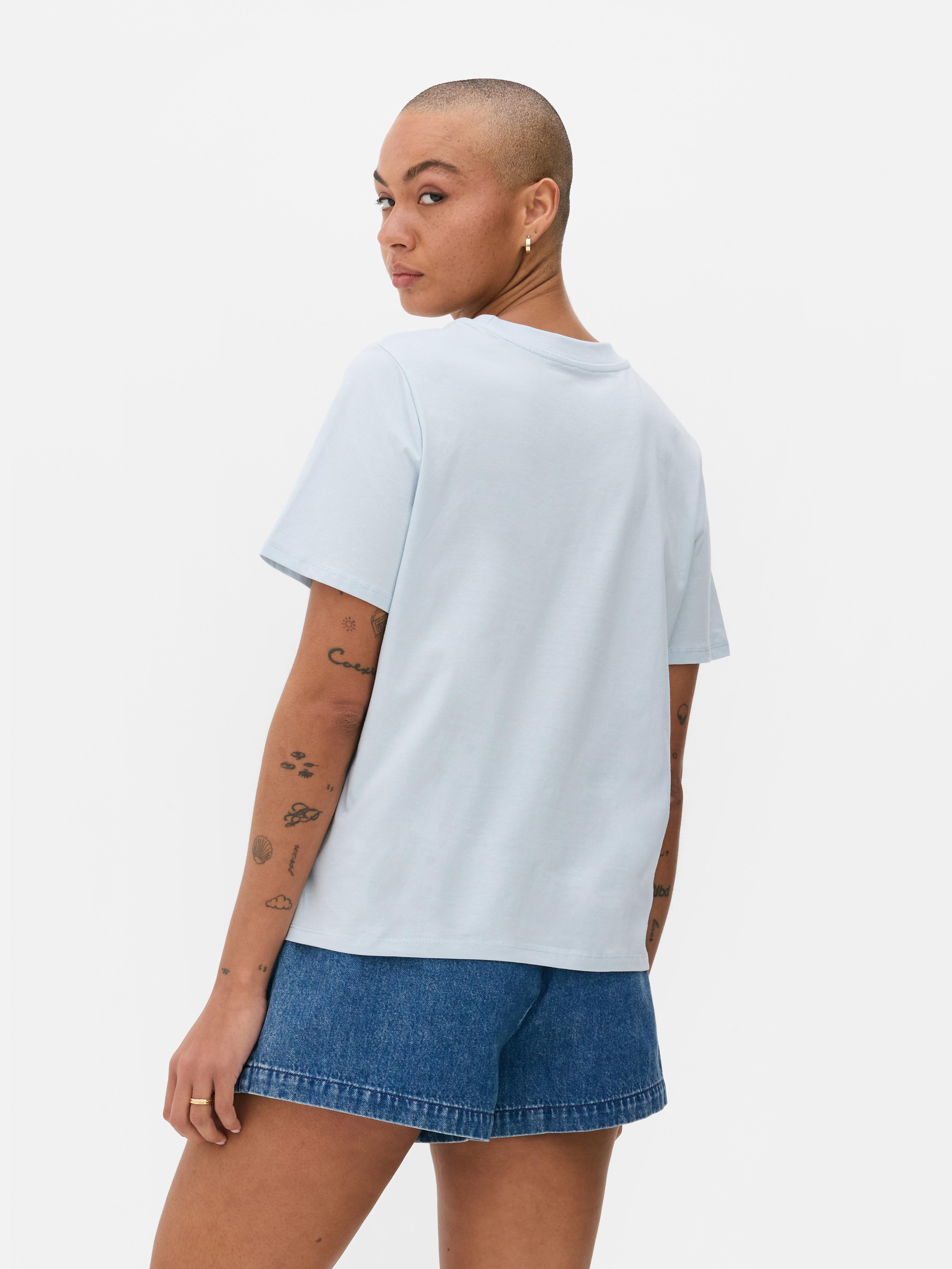 T-shirt Bleu Graphique Urban Pipeline Taille S - Motif Aigle - Occasion Très Bon état