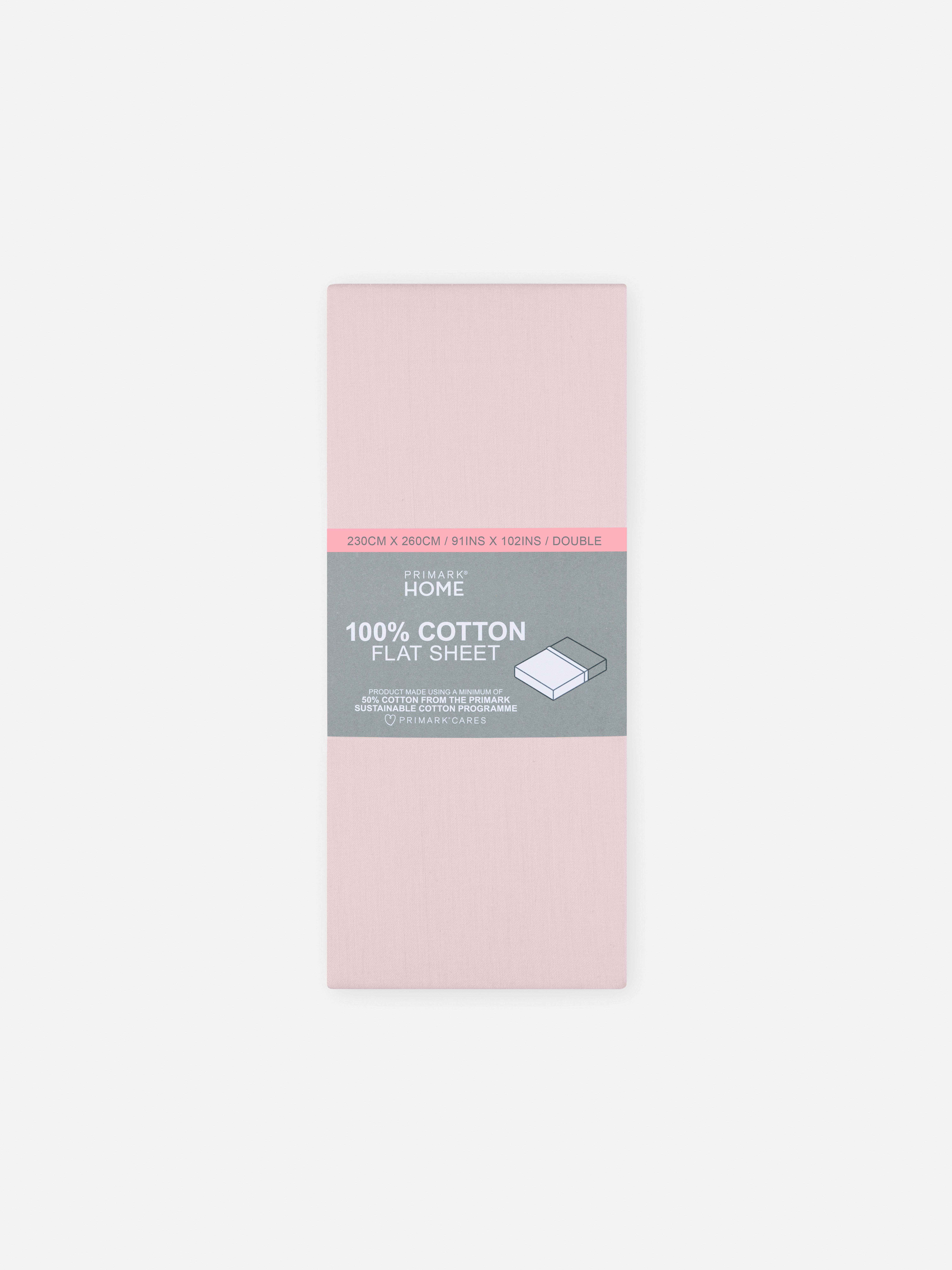 Drap plat double en satin