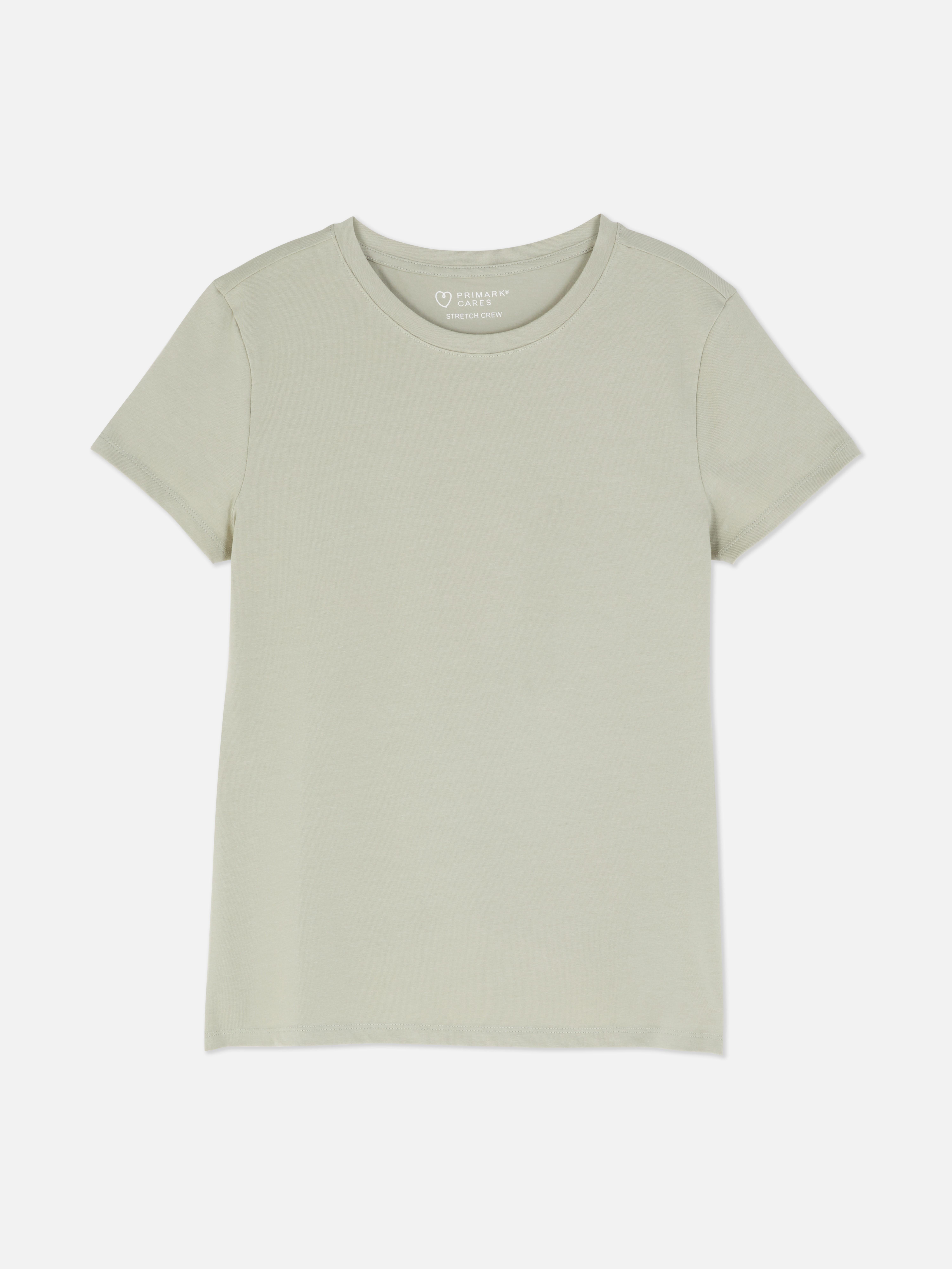 Elastyczny T-shirt z krótkim rękawem