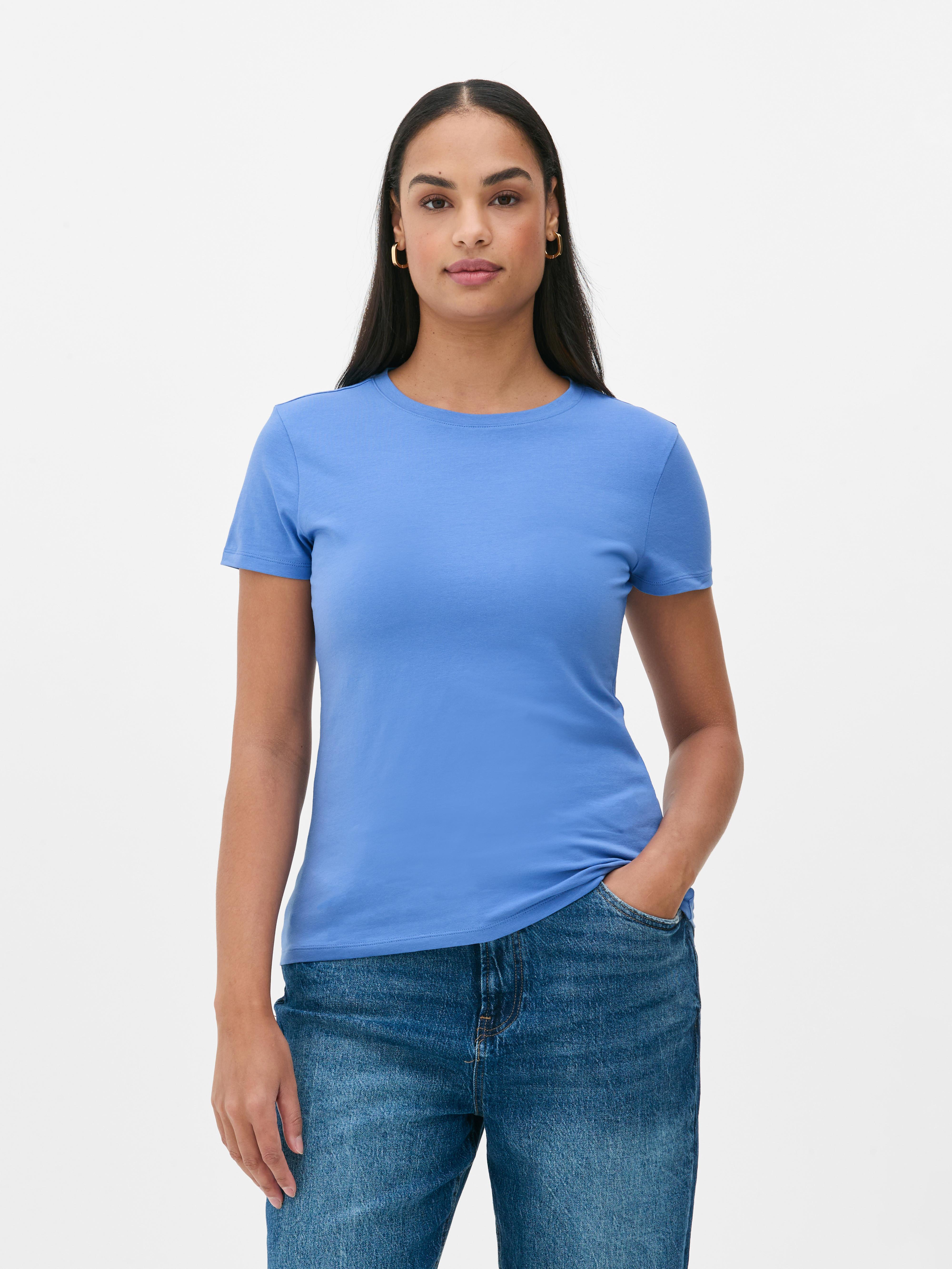 Elastyczny T-shirt z krótkim rękawem