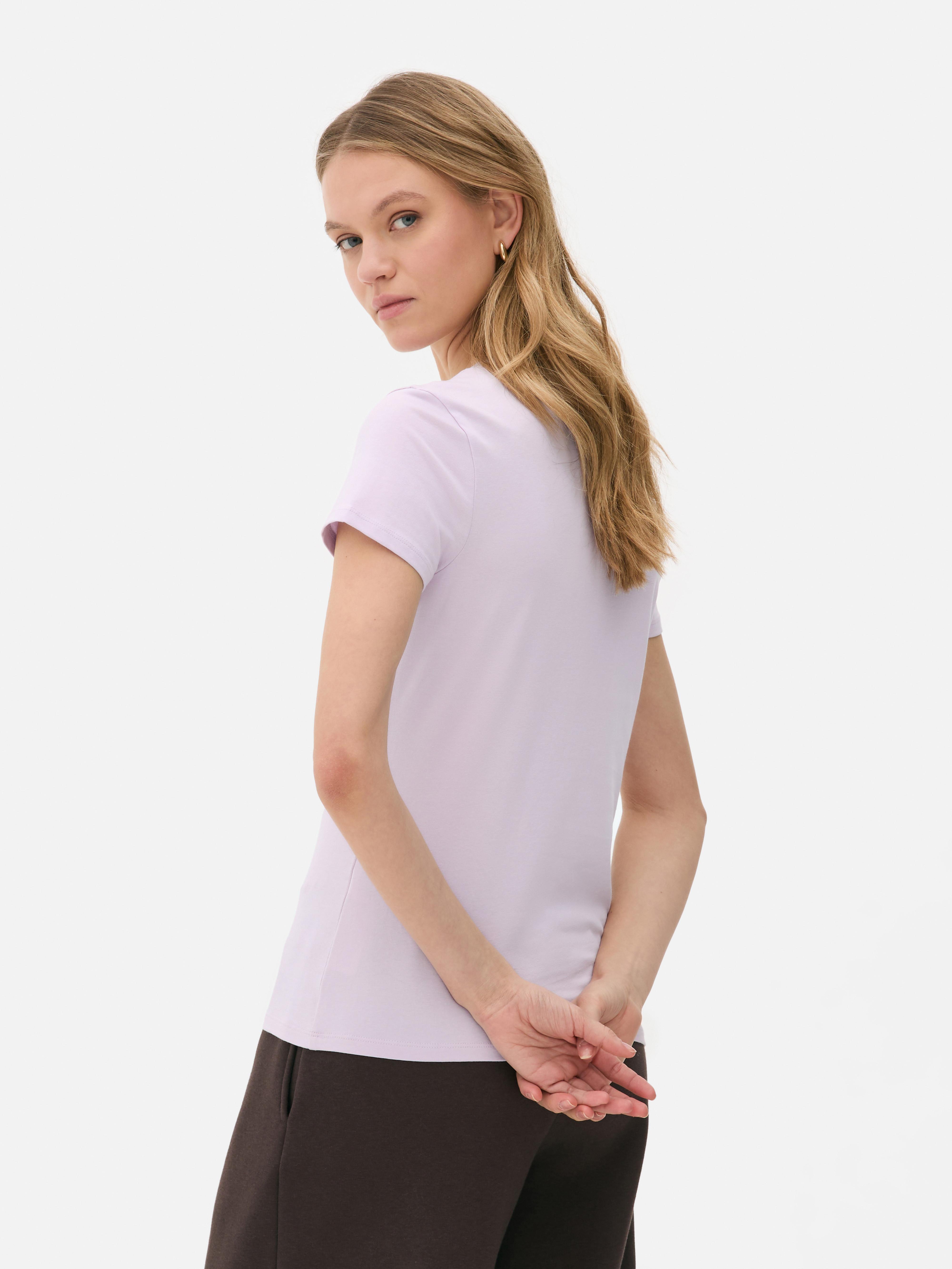 Elastyczny T-shirt z krótkim rękawem