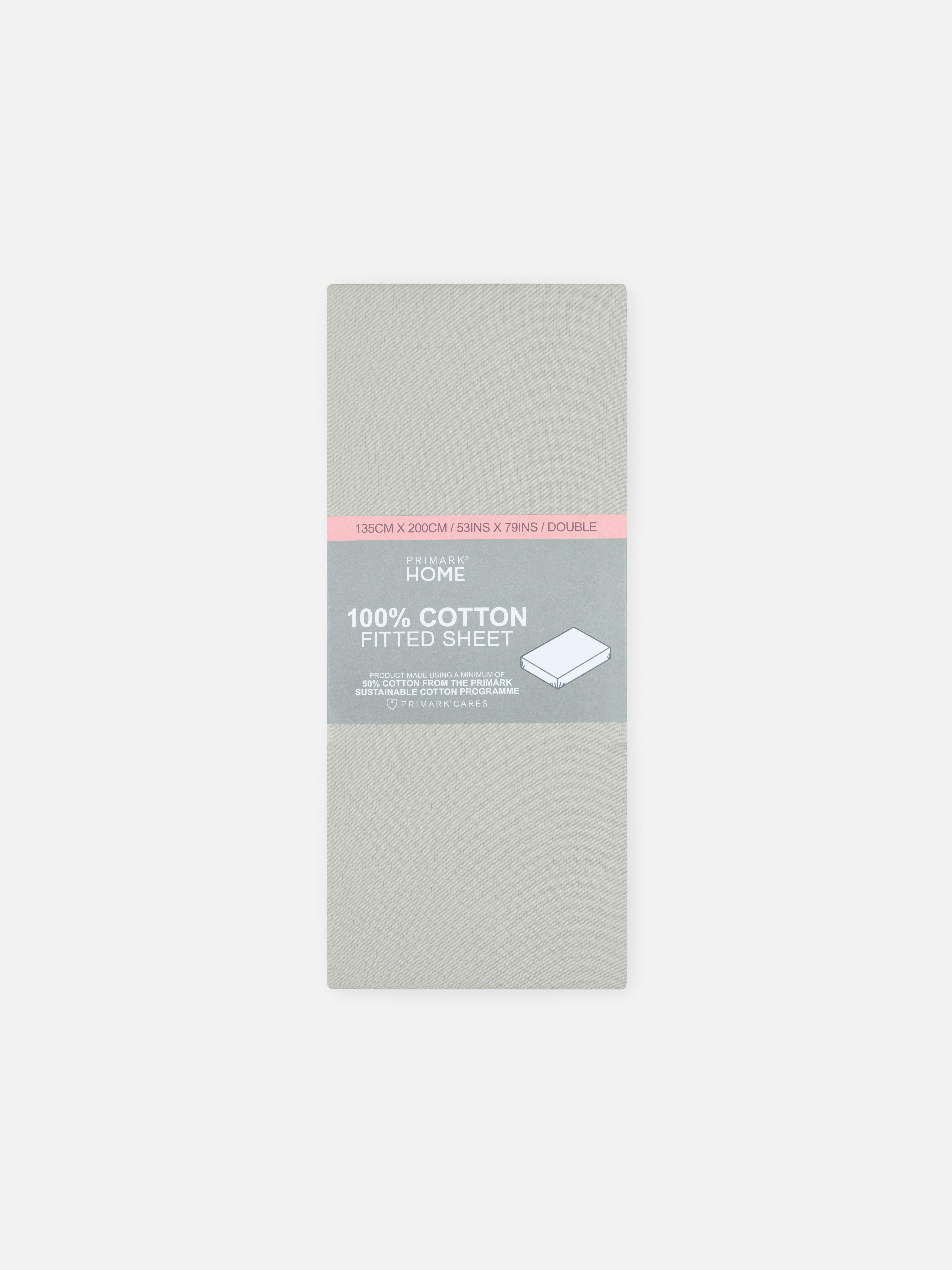 Double Sateen Fitted Sheet