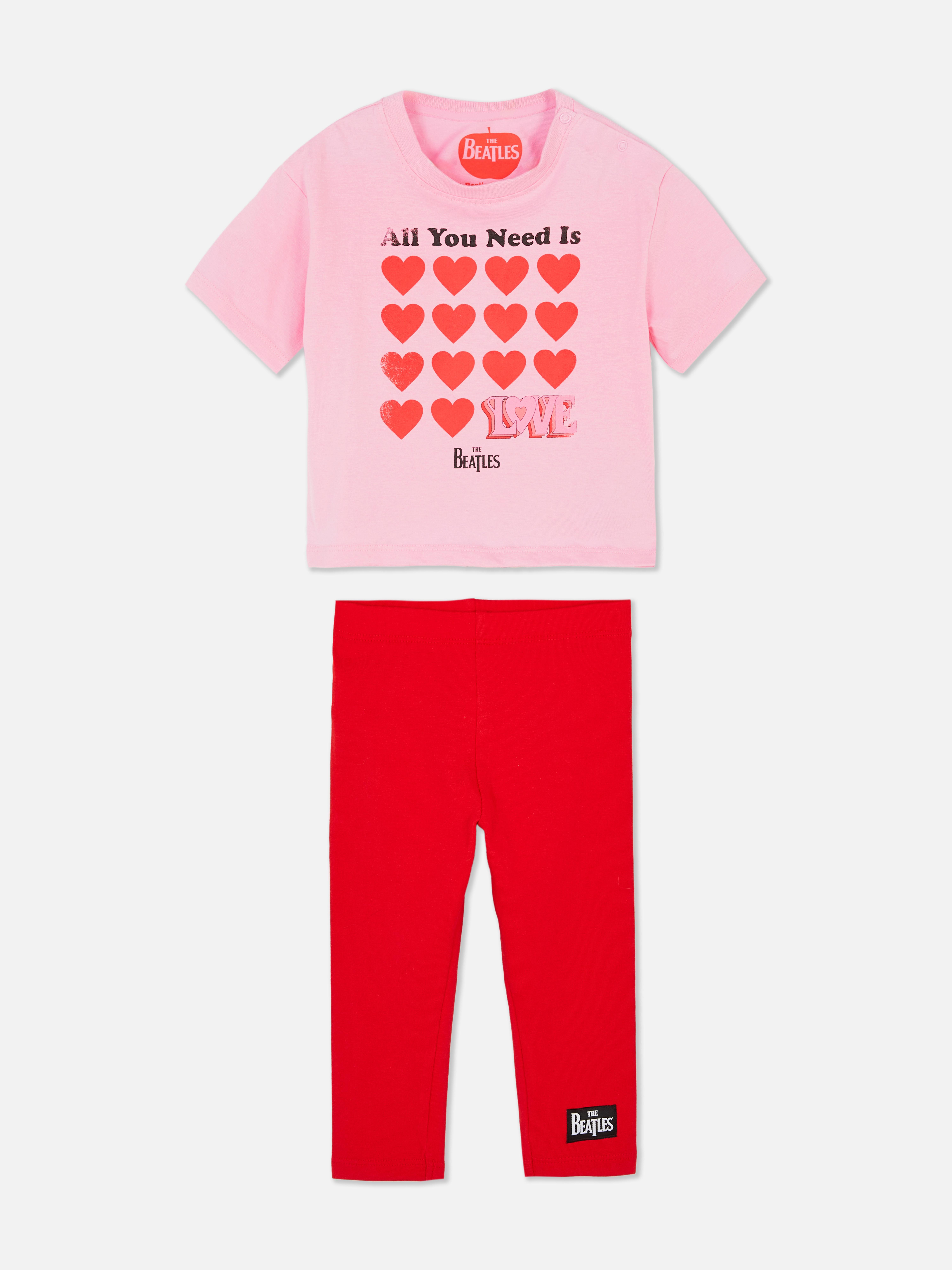Conjunto de camiseta y leggings de The Beatles