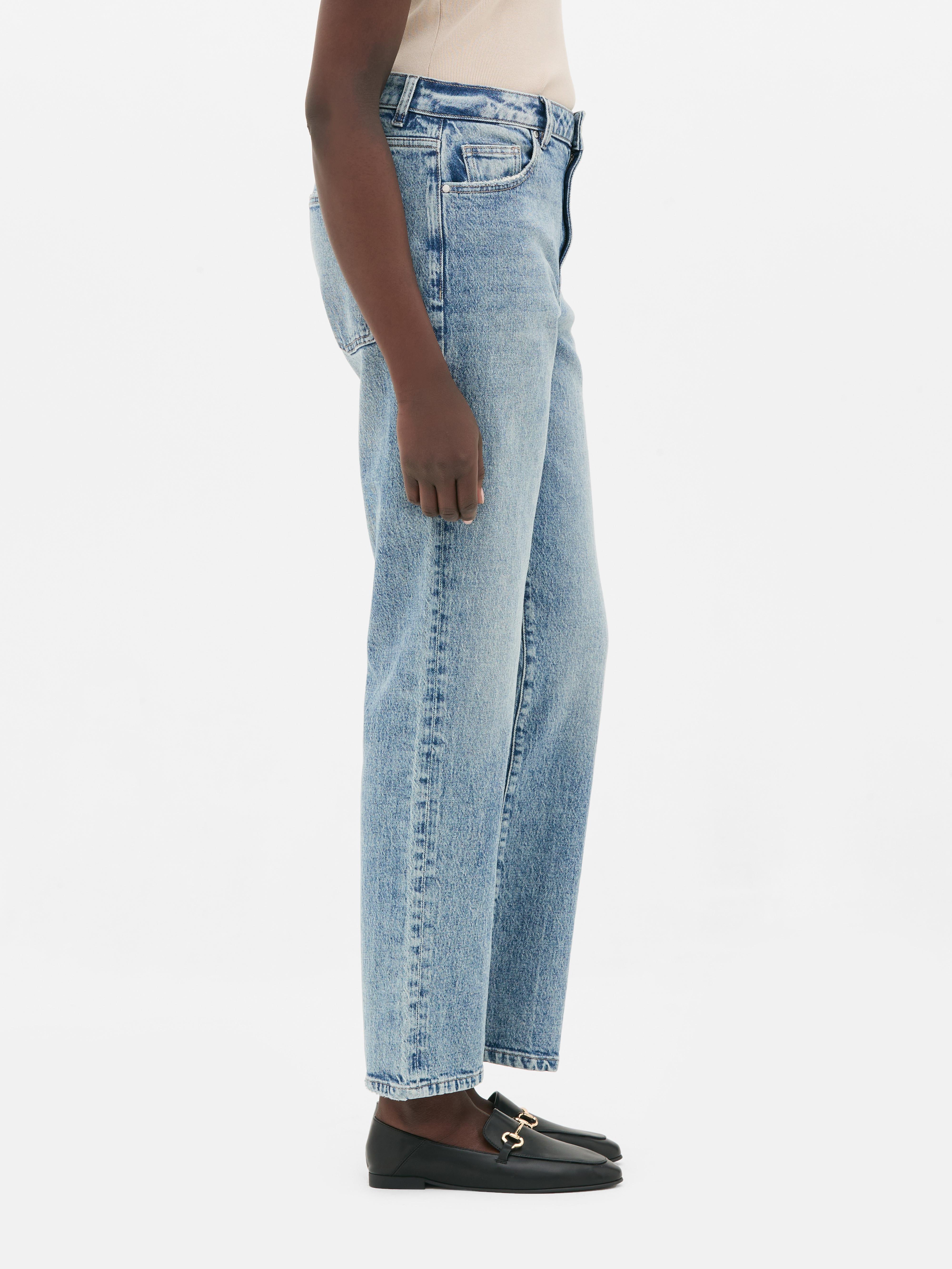 The Edit Straight Leg Denim Jeans