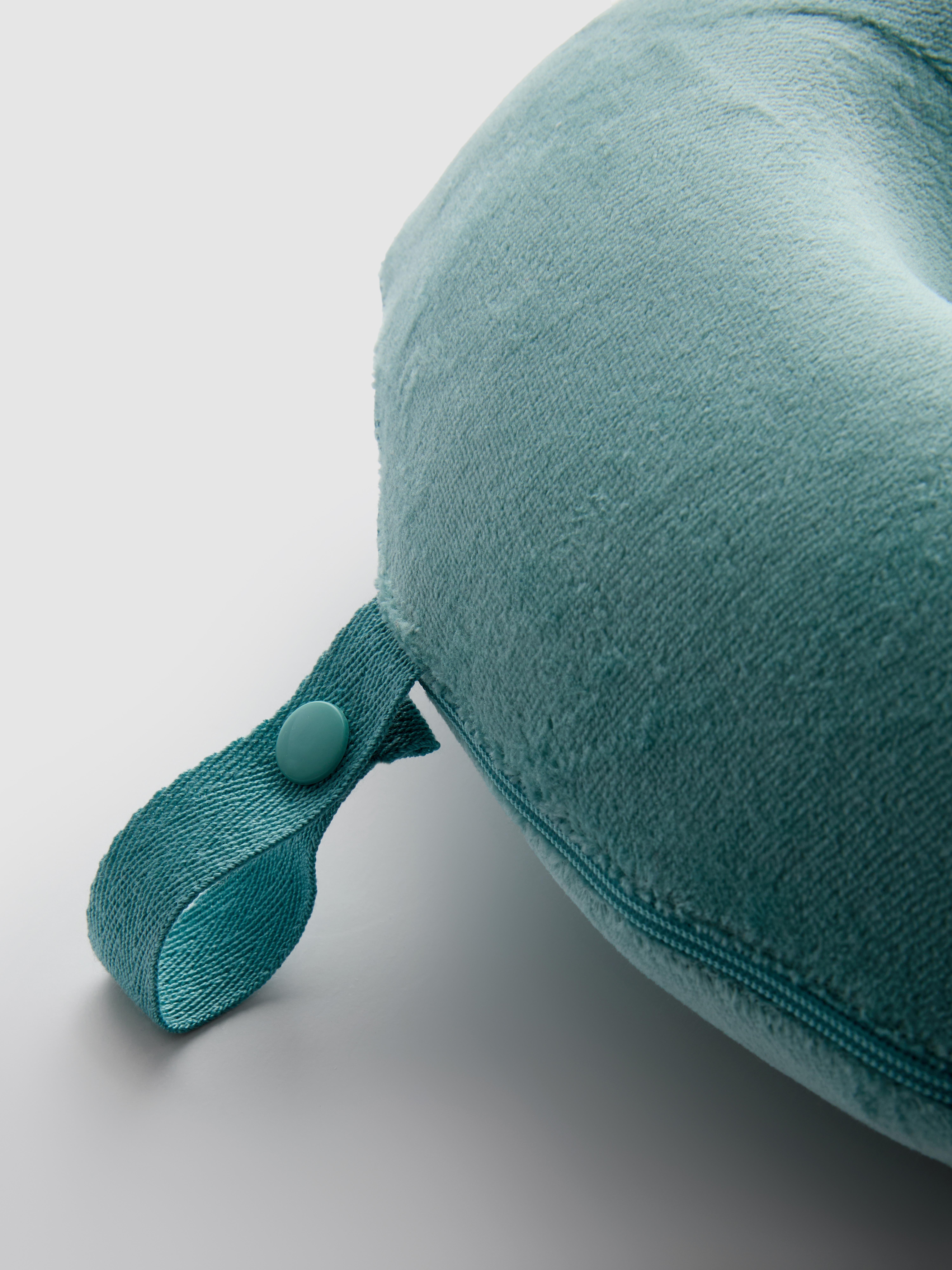Teal Memory Foam Travel Pillow