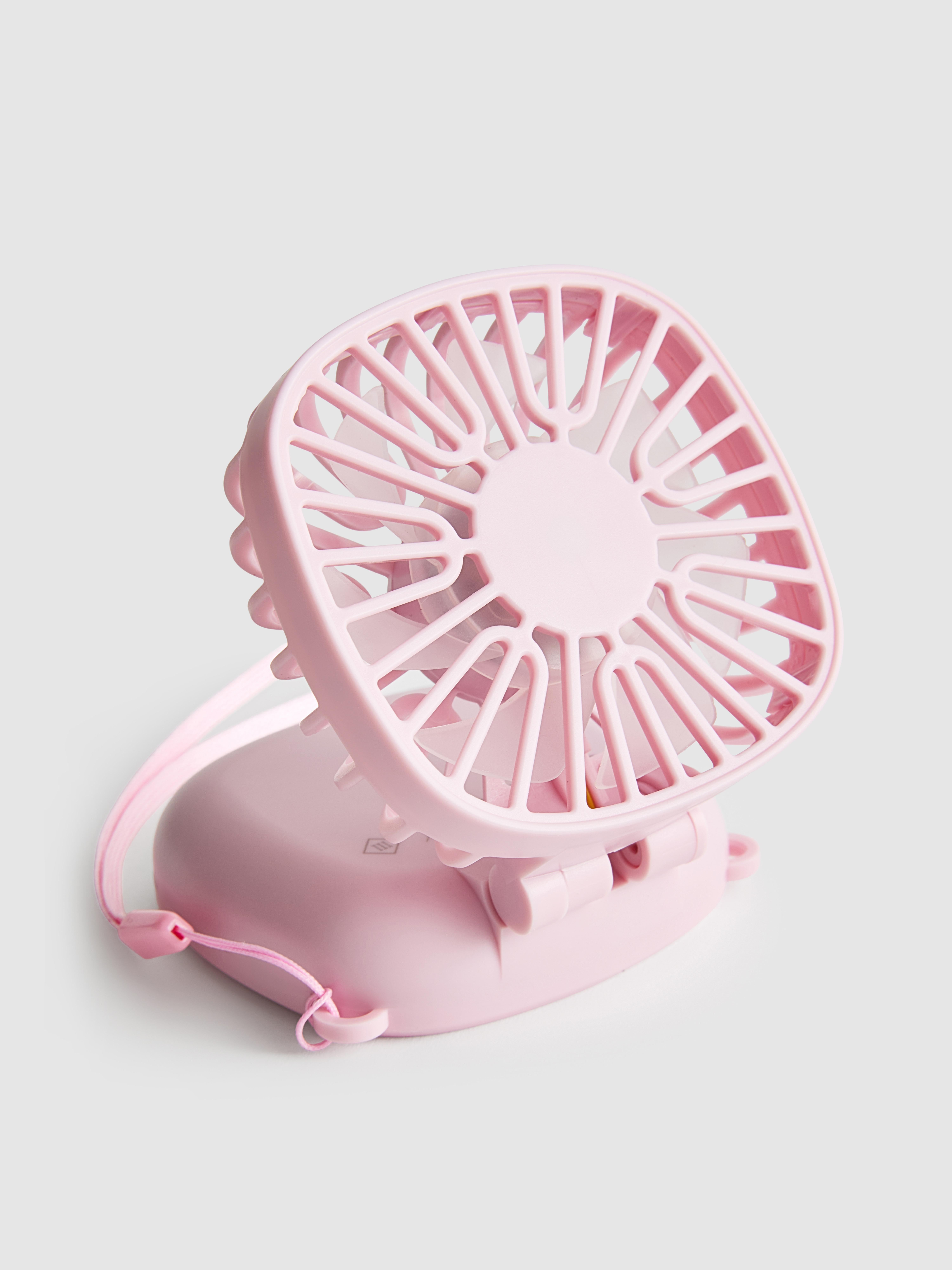Light Pink Mini Travel Fan