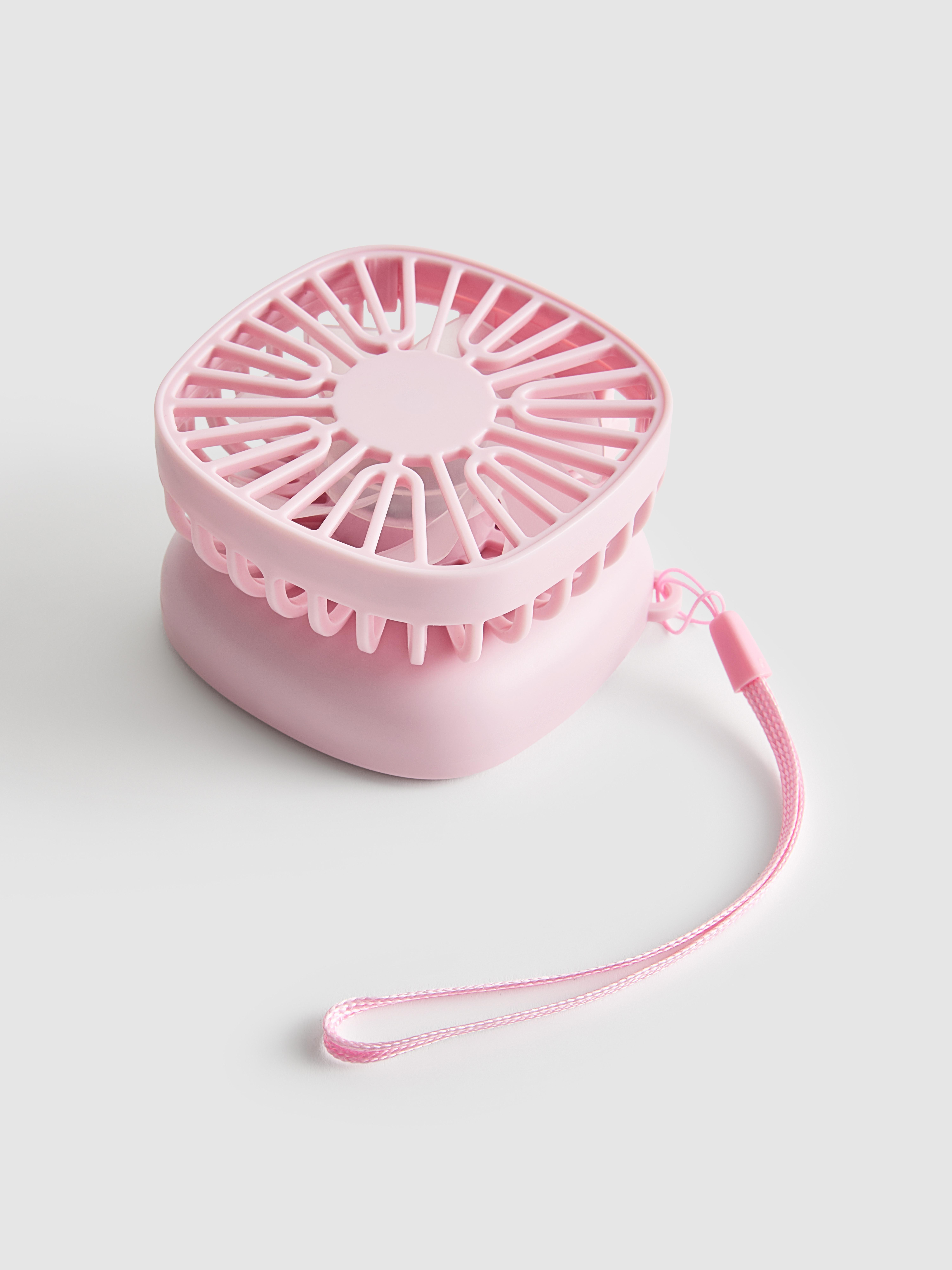 Light Pink Mini Travel Fan